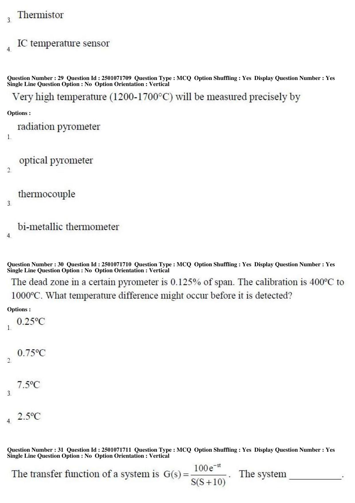 TS PGECET 2019: Instrumentation Engineering Question Papers - Page 13
