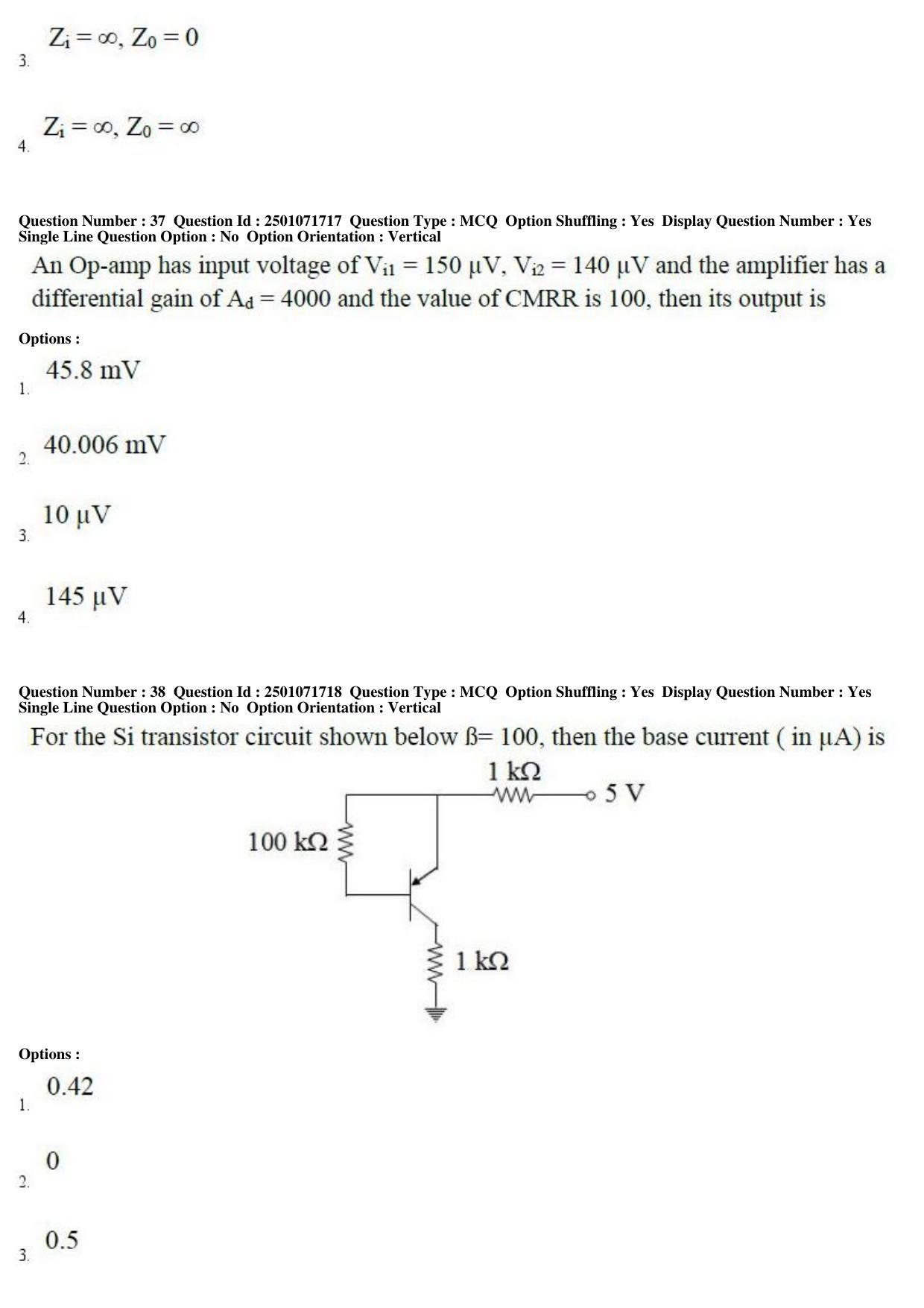 TS PGECET 2019: Instrumentation Engineering Question Papers - Page 16