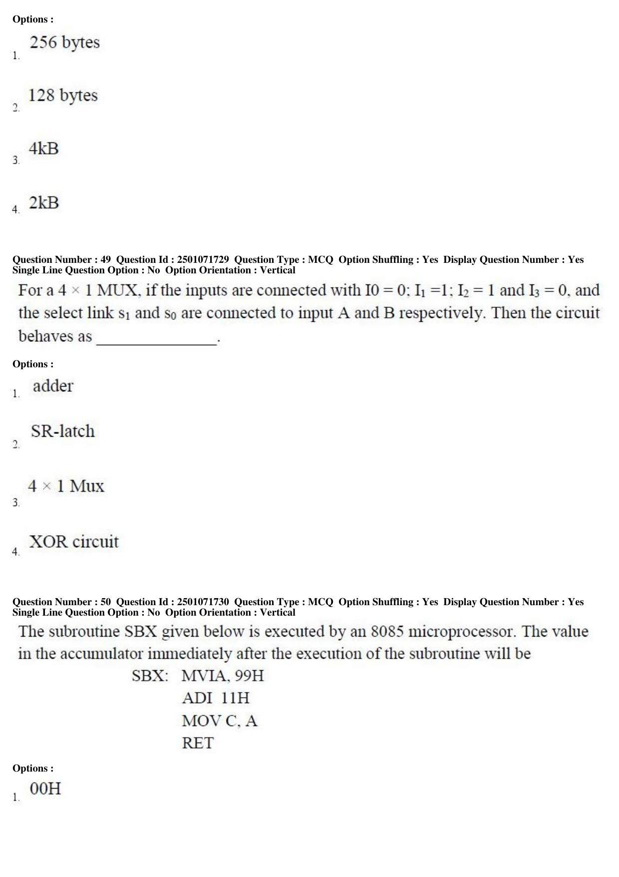 TS PGECET 2019: Instrumentation Engineering Question Papers - Page 21