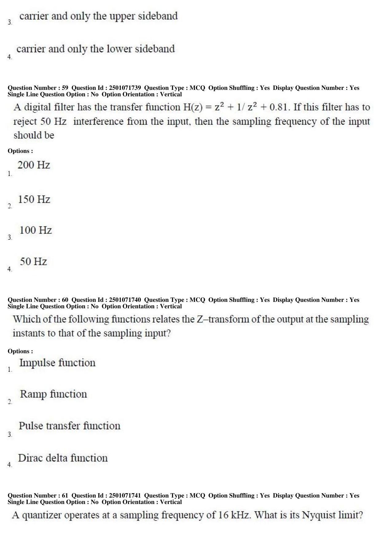 TS PGECET 2019: Instrumentation Engineering Question Papers - Page 25