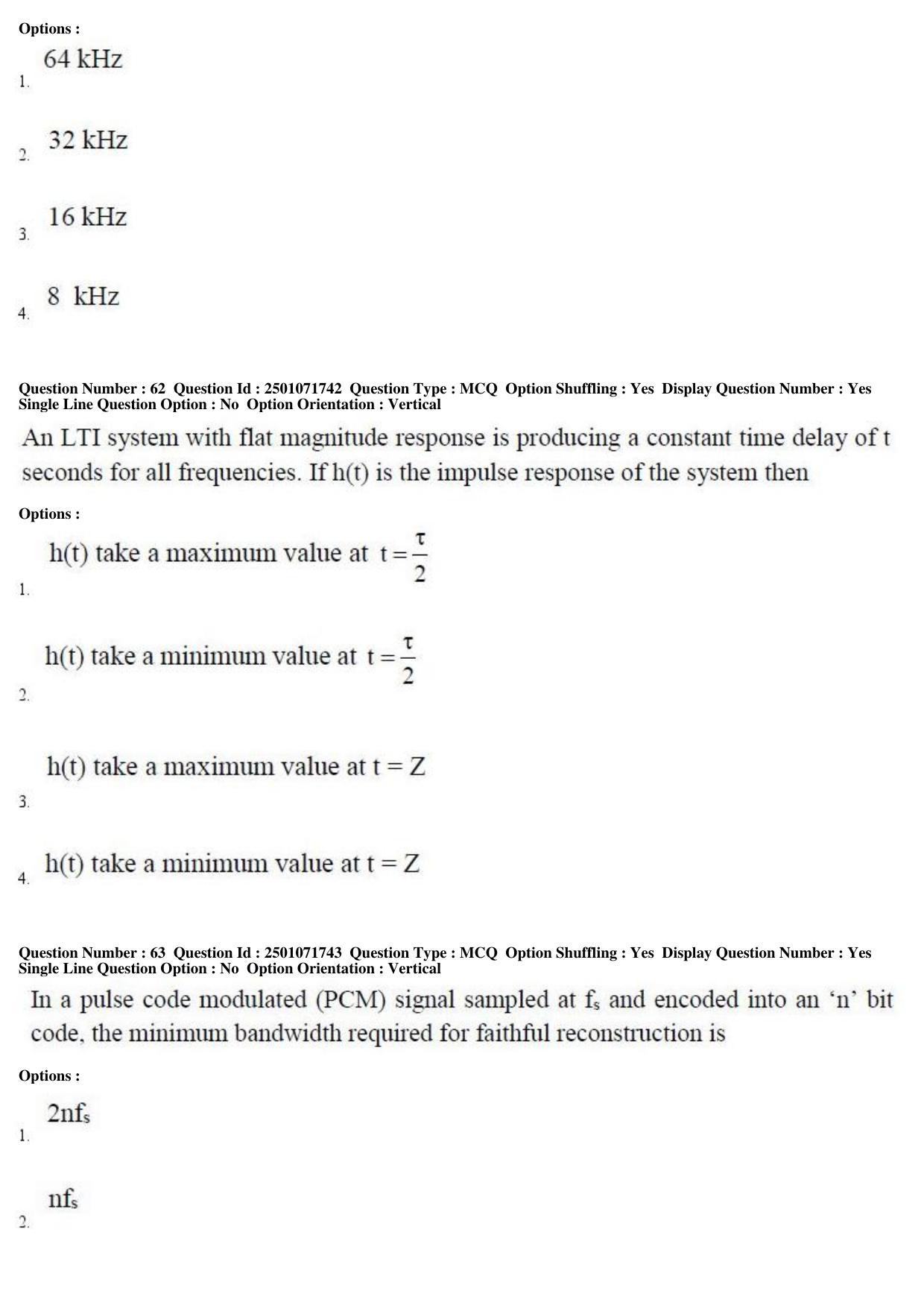 TS PGECET 2019: Instrumentation Engineering Question Papers - Page 26