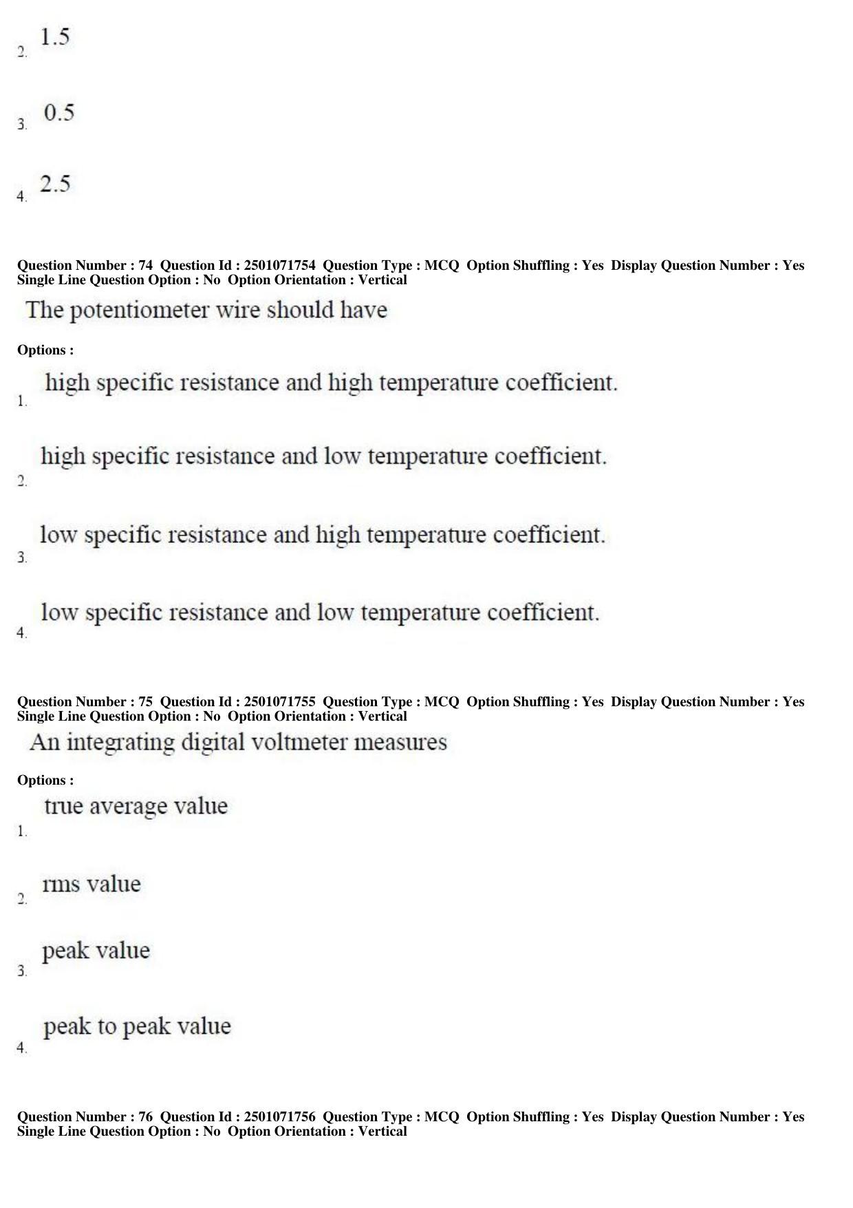 TS PGECET 2019: Instrumentation Engineering Question Papers - Page 31