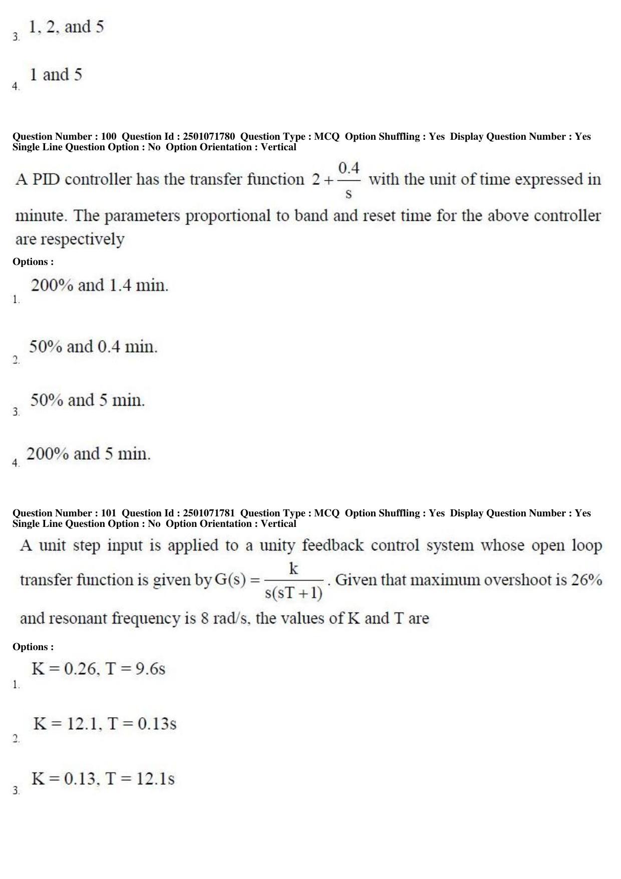 TS PGECET 2019: Instrumentation Engineering Question Papers - Page 42