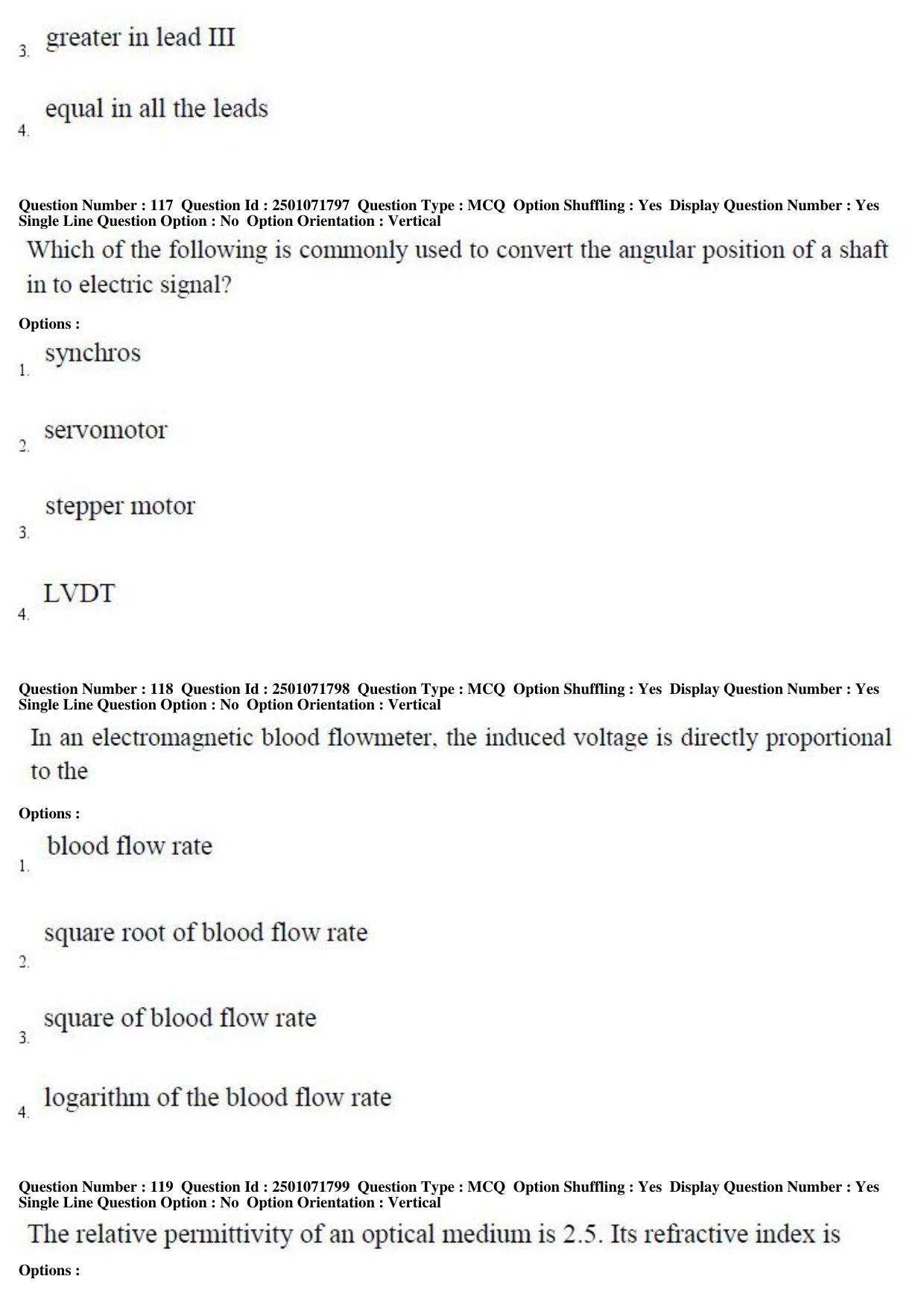 TS PGECET 2019: Instrumentation Engineering Question Papers - Page 49