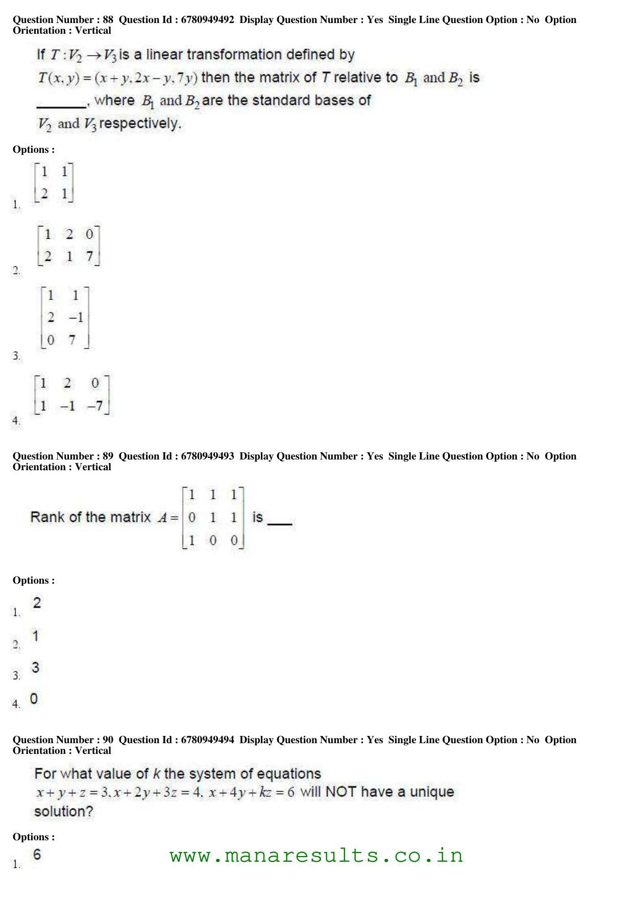 AP ECET 2017 BSc Mathematics Old Previous Question Papers - Page 28