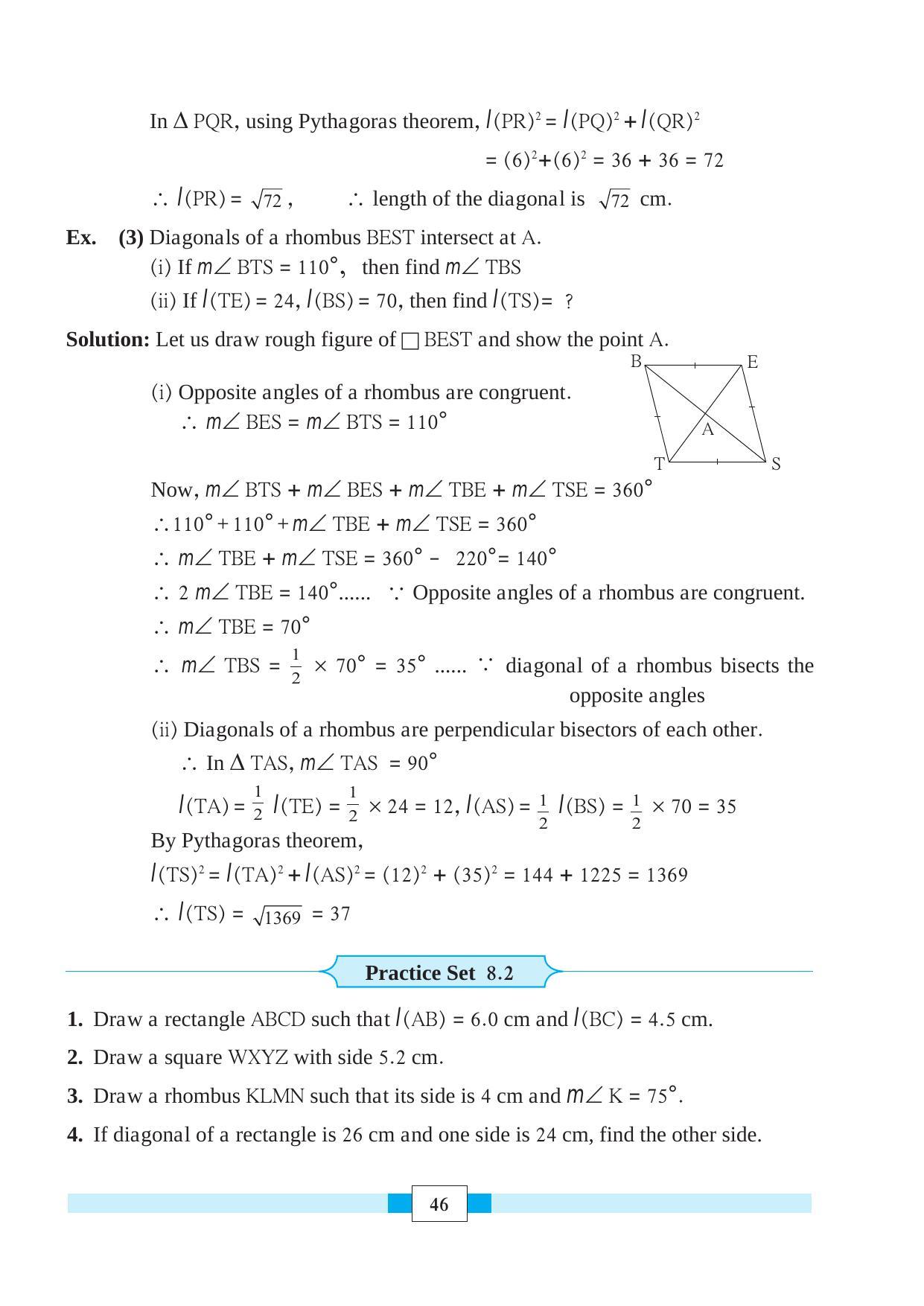 Maharashtra Board Class 8 Maths Textbook - Page 56