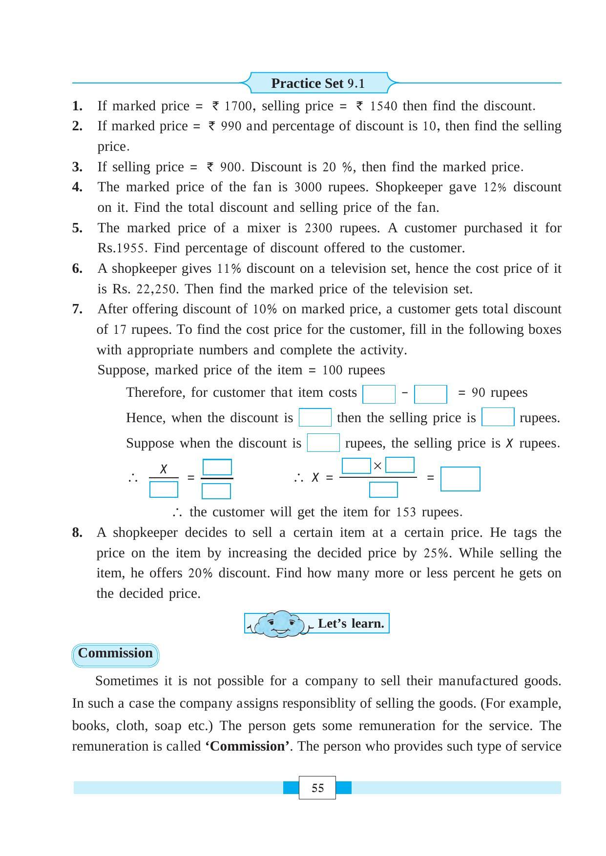 Maharashtra Board Class 8 Maths Textbook - Page 65