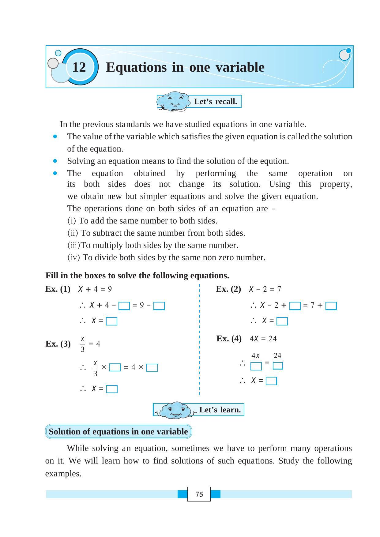 Maharashtra Board Class 8 Maths Textbook - Page 85