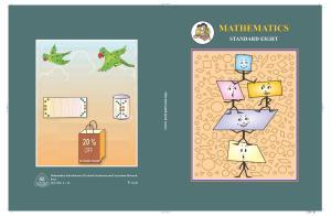 Maharashtra Board Class 8 Maths Textbook