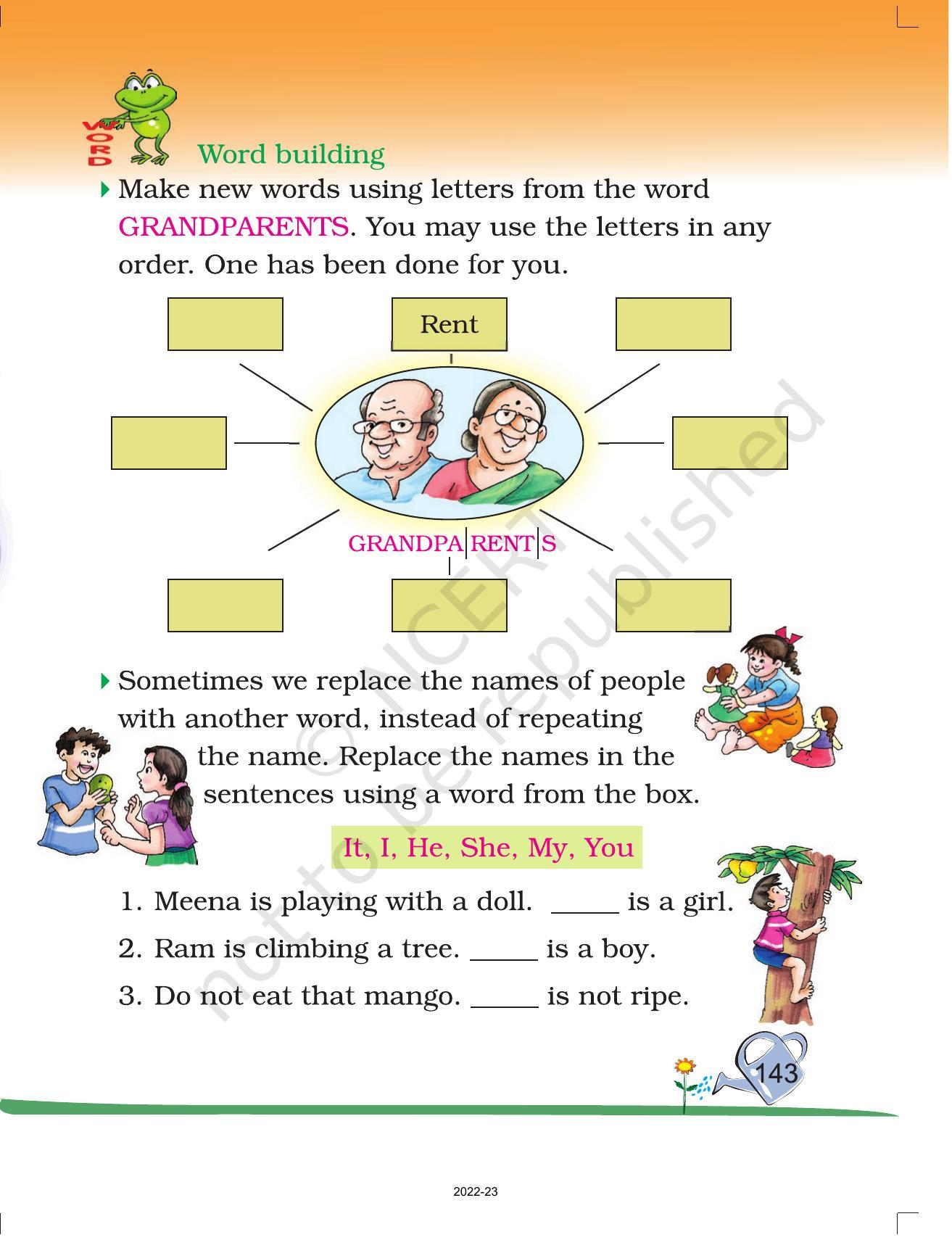 NCERT Book for Class 2 English (Marigold):Chapter 9-Granny Granny Please Comb My Hair - Page 3