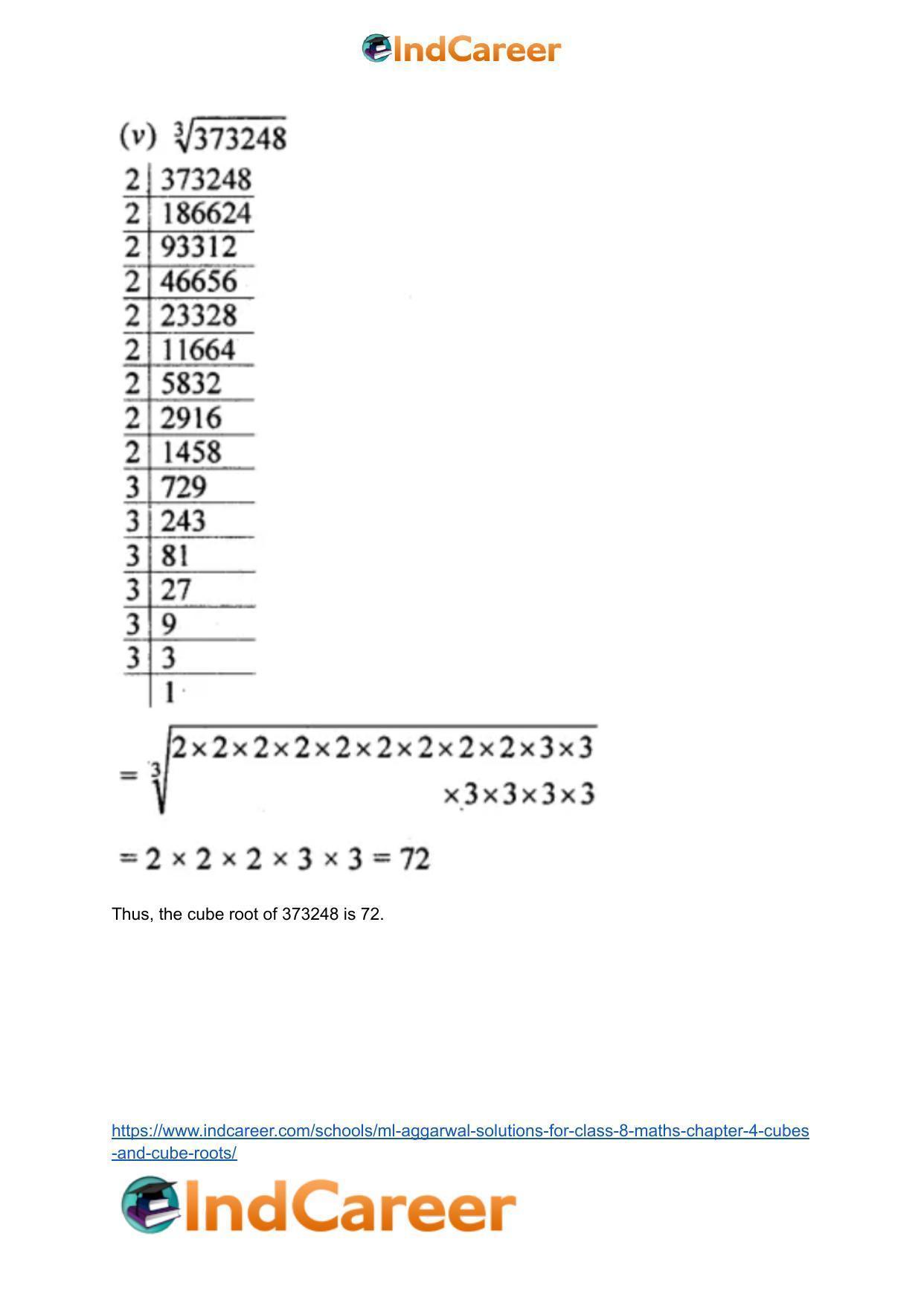 ML Aggarwal Solutions for Class 8 Maths Chapter 4- Cubes and Cube Roots - Page 24