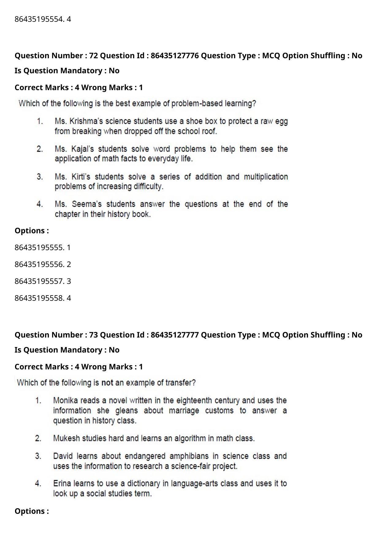 CUET PG 2021 PGQP01 Question Paper - Page 39