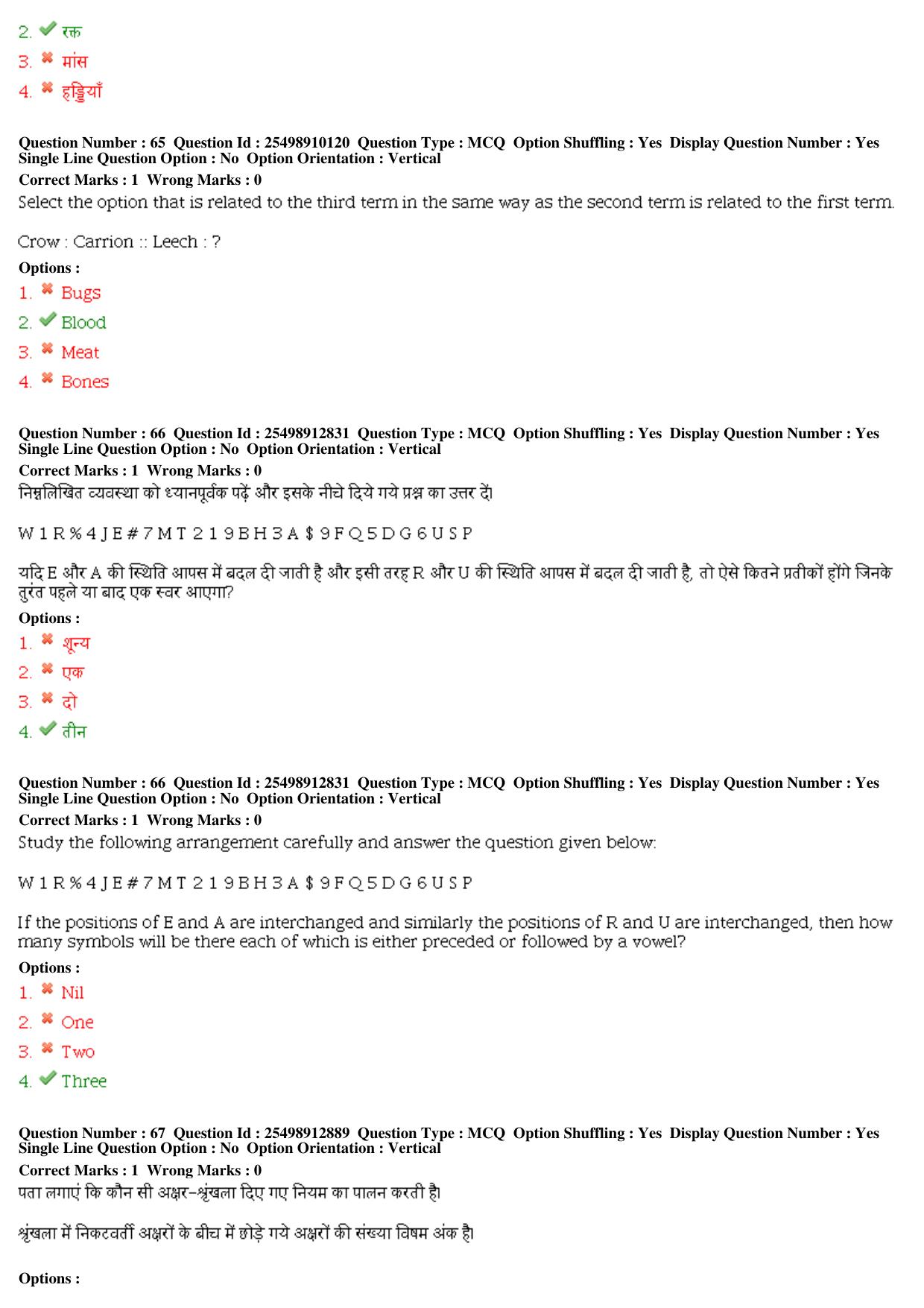 MP CPCT 21st December 2019 CPCT Question Paper Shift 1 T1 - Page 32