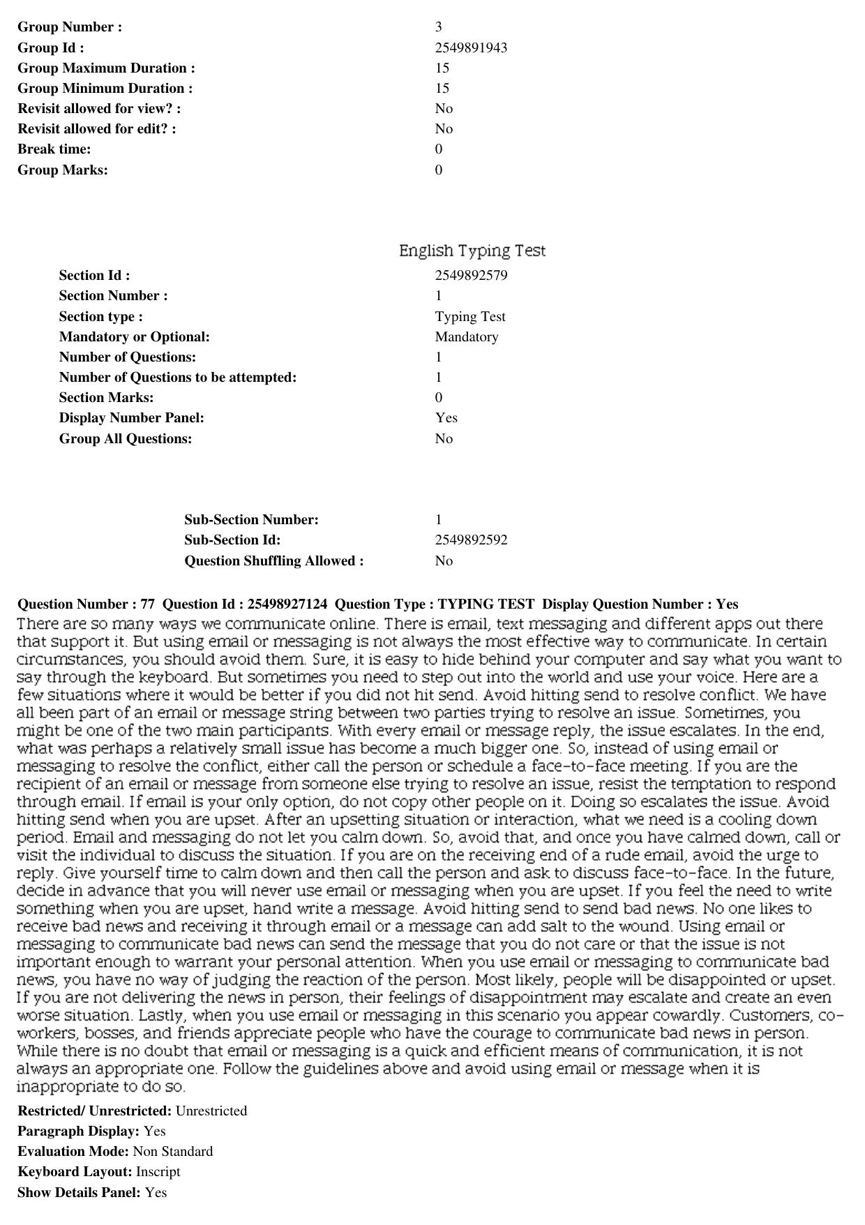 MP CPCT 21st December 2019 CPCT Question Paper Shift 1 T1 - Page 38