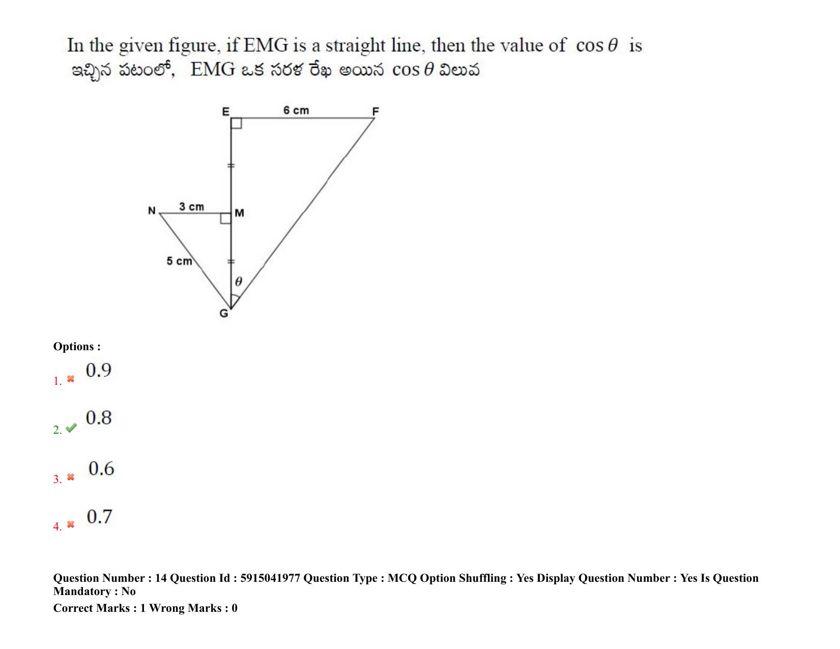 TS EDCET: 24th August 2021 Shift 2 Question Paper & Answer Key - Page 13