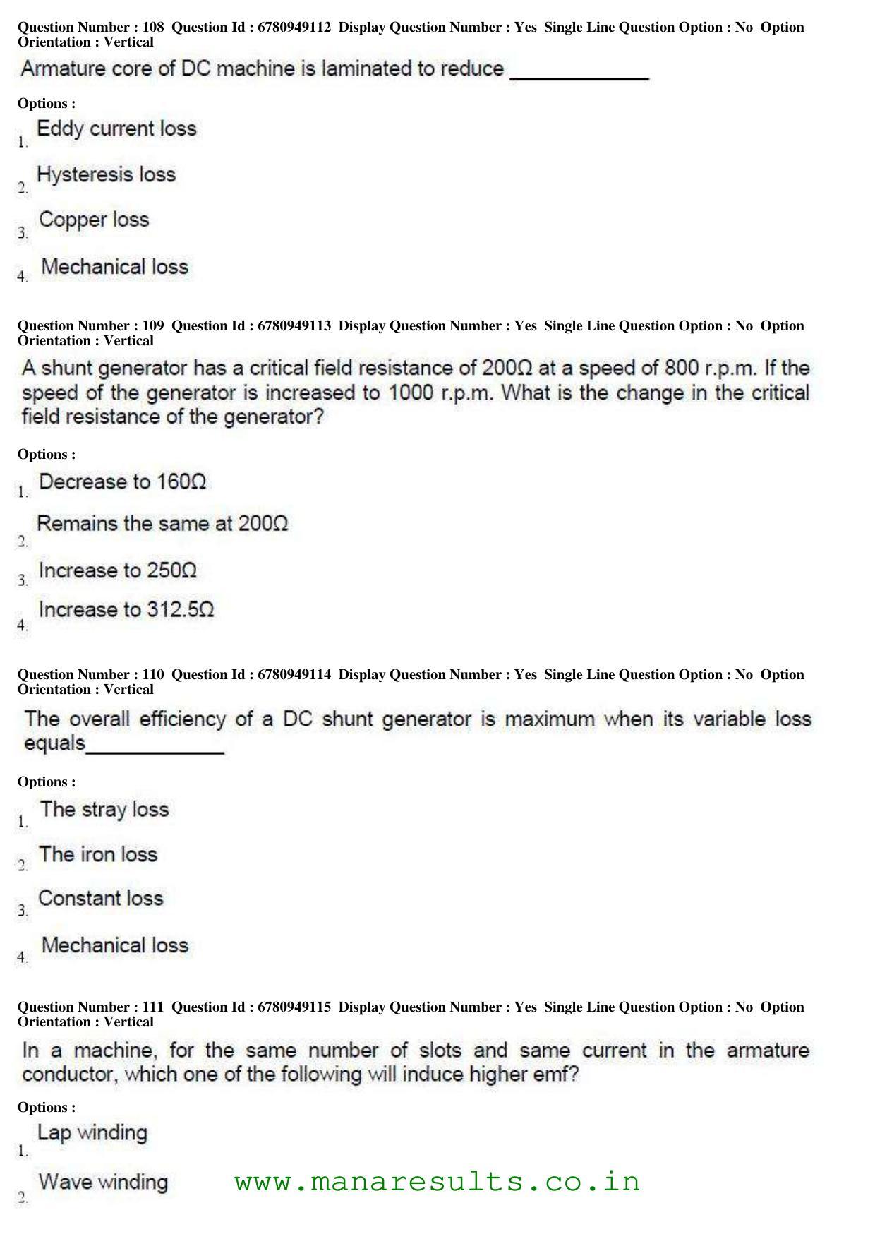 AP ECET 2017 Electrical Electronics Engineering Old Previous Question Papers - Page 35