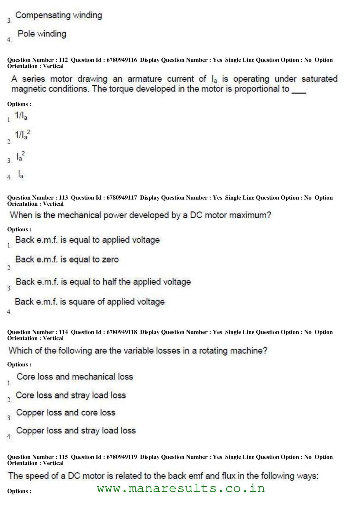 AP ECET 2017 Electrical Electronics Engineering Old Previous Question Papers - Page 36