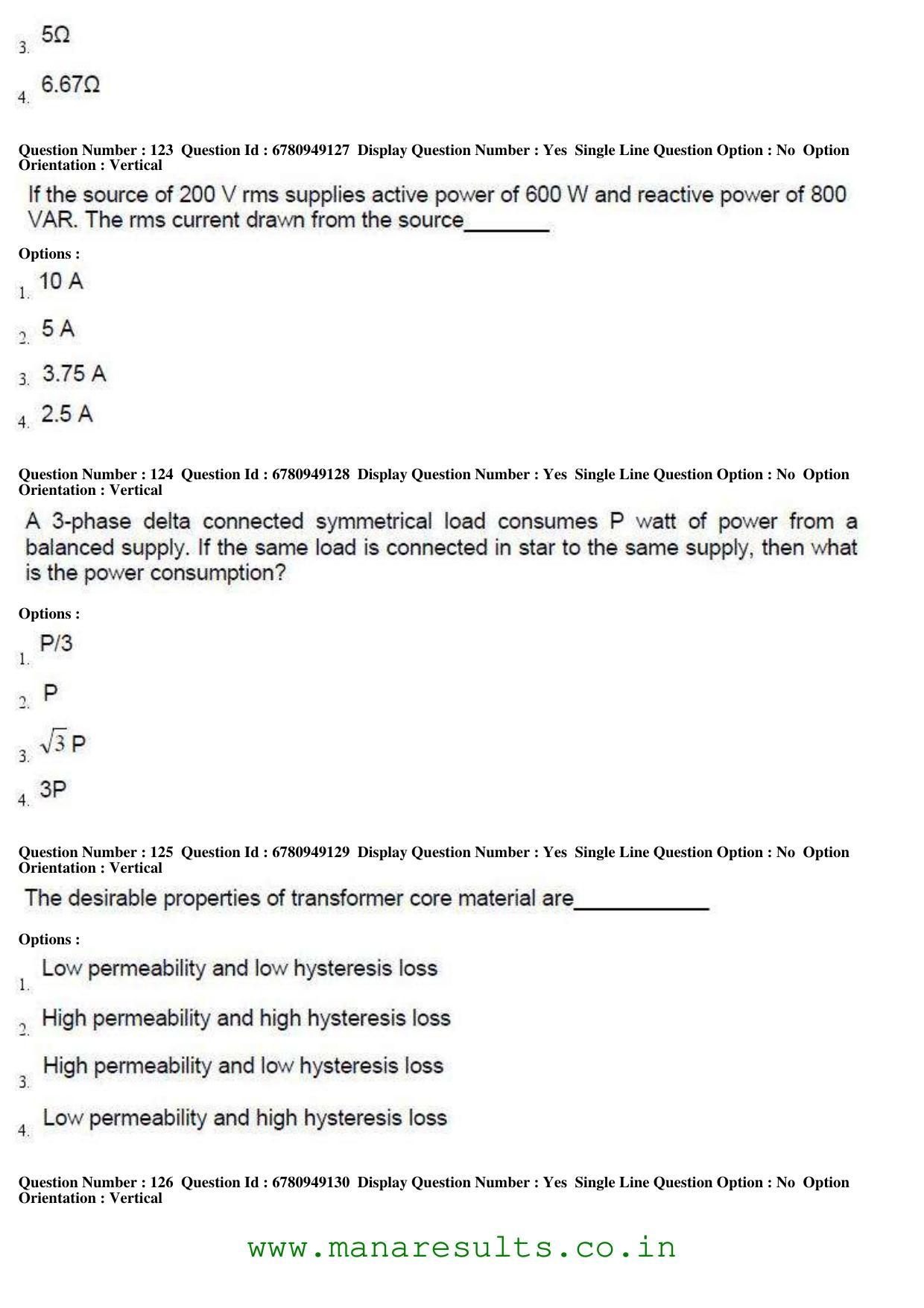 AP ECET 2017 Electrical Electronics Engineering Old Previous Question Papers - Page 39