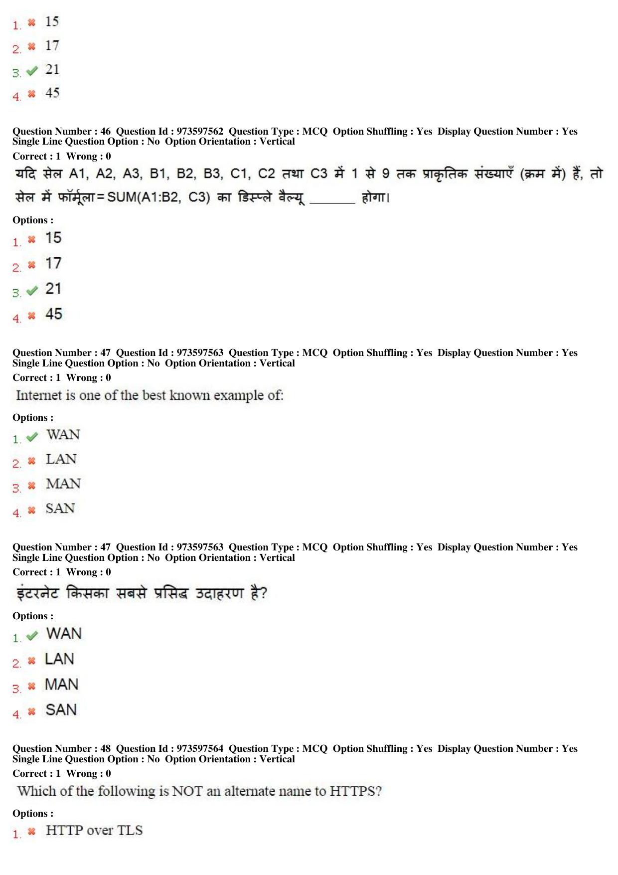 MP CPCT 15th Jan 2017 CPCT Question Paper Shift 1 - Page 25