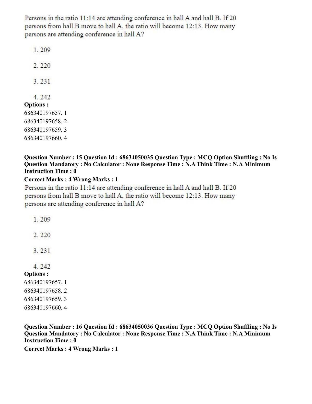 CUET PG 2023: HUQP26 – Rabindra Sangeet (Eng) - Shift 3 (2-07-2023) Question Paper - Page 18