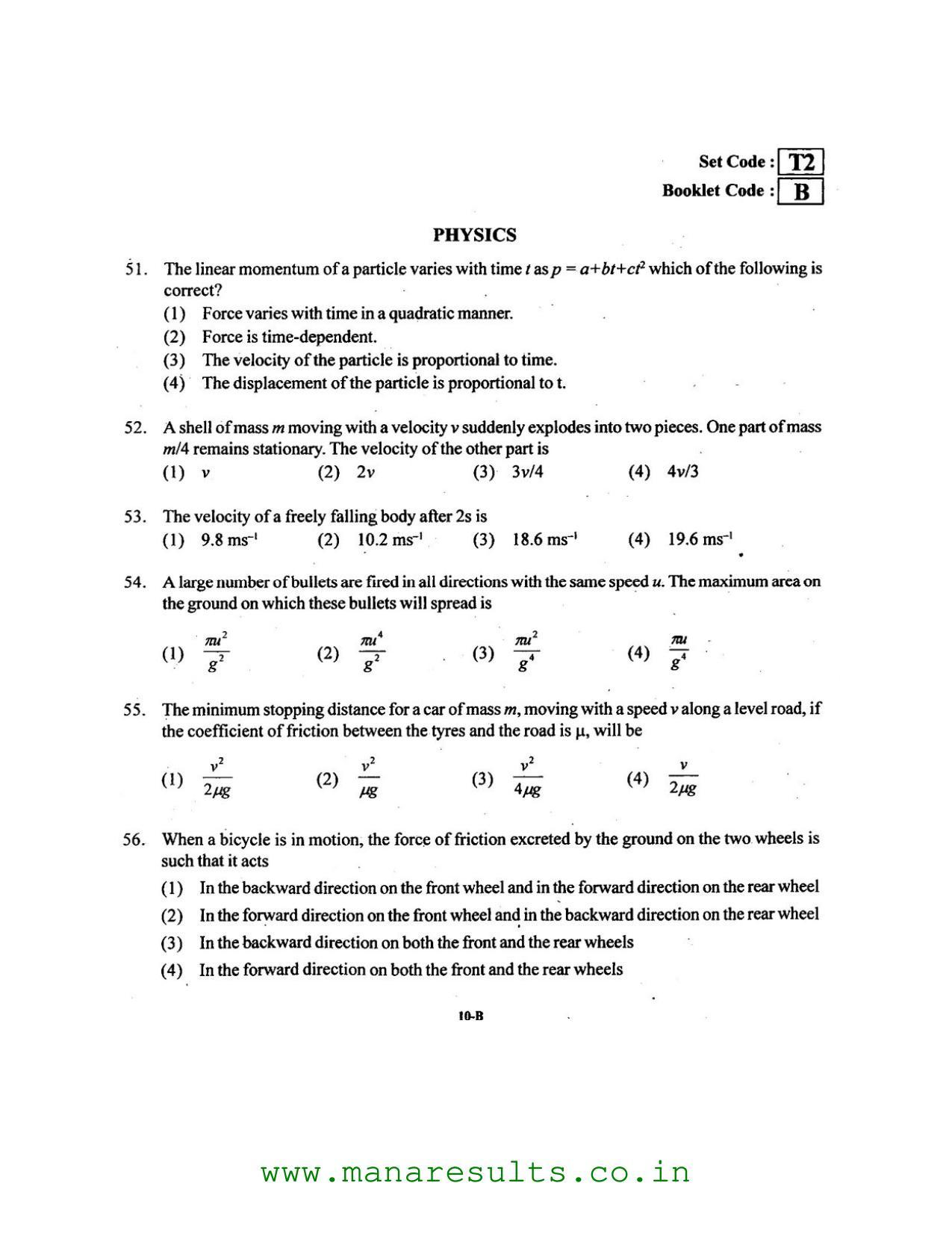 AP ECET 2016 Metallurgical Engineering Old Previous Question Papers - Page 9