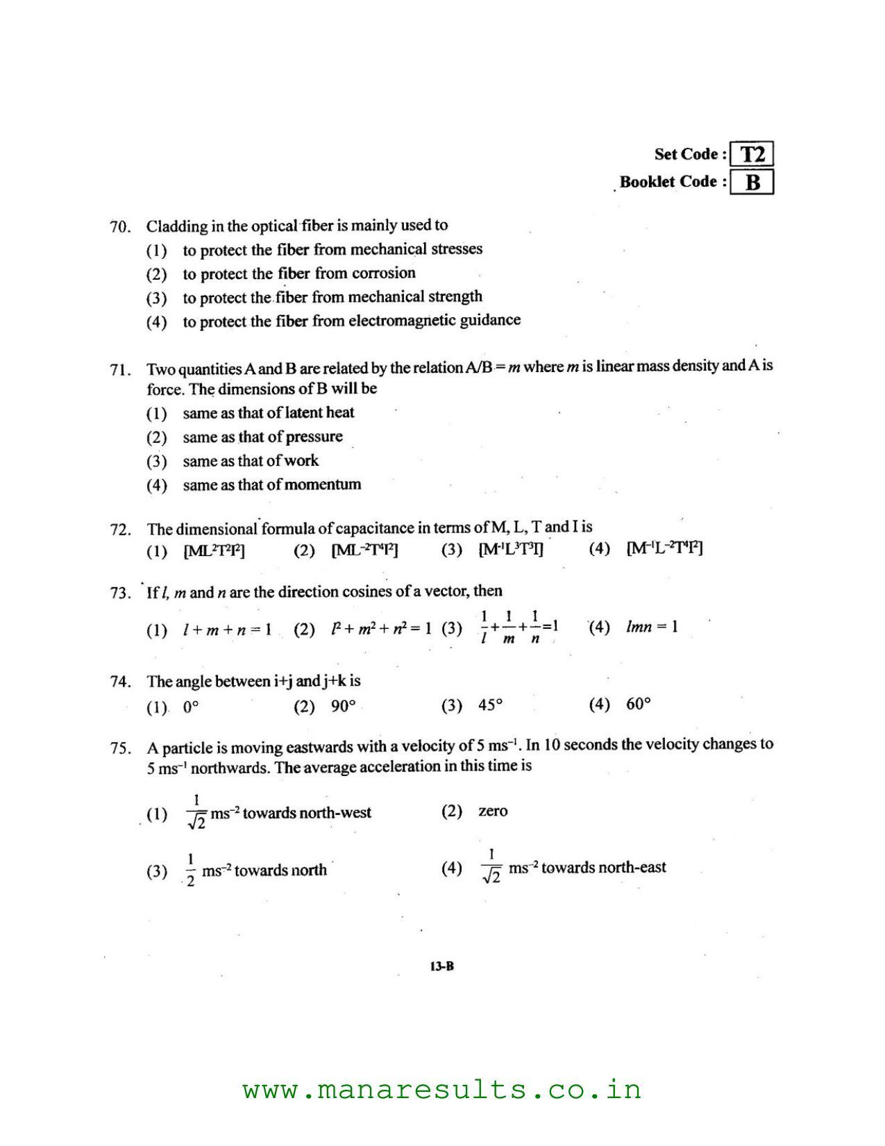 AP ECET 2016 Metallurgical Engineering Old Previous Question Papers - Page 12