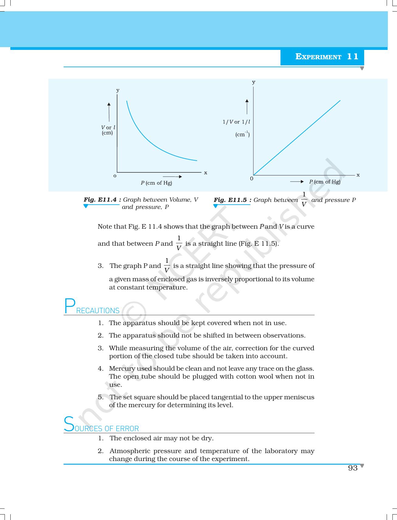 NCERT Laboratory Manuals for Class XI Physics - Experiment (11 to 13) - Page 5