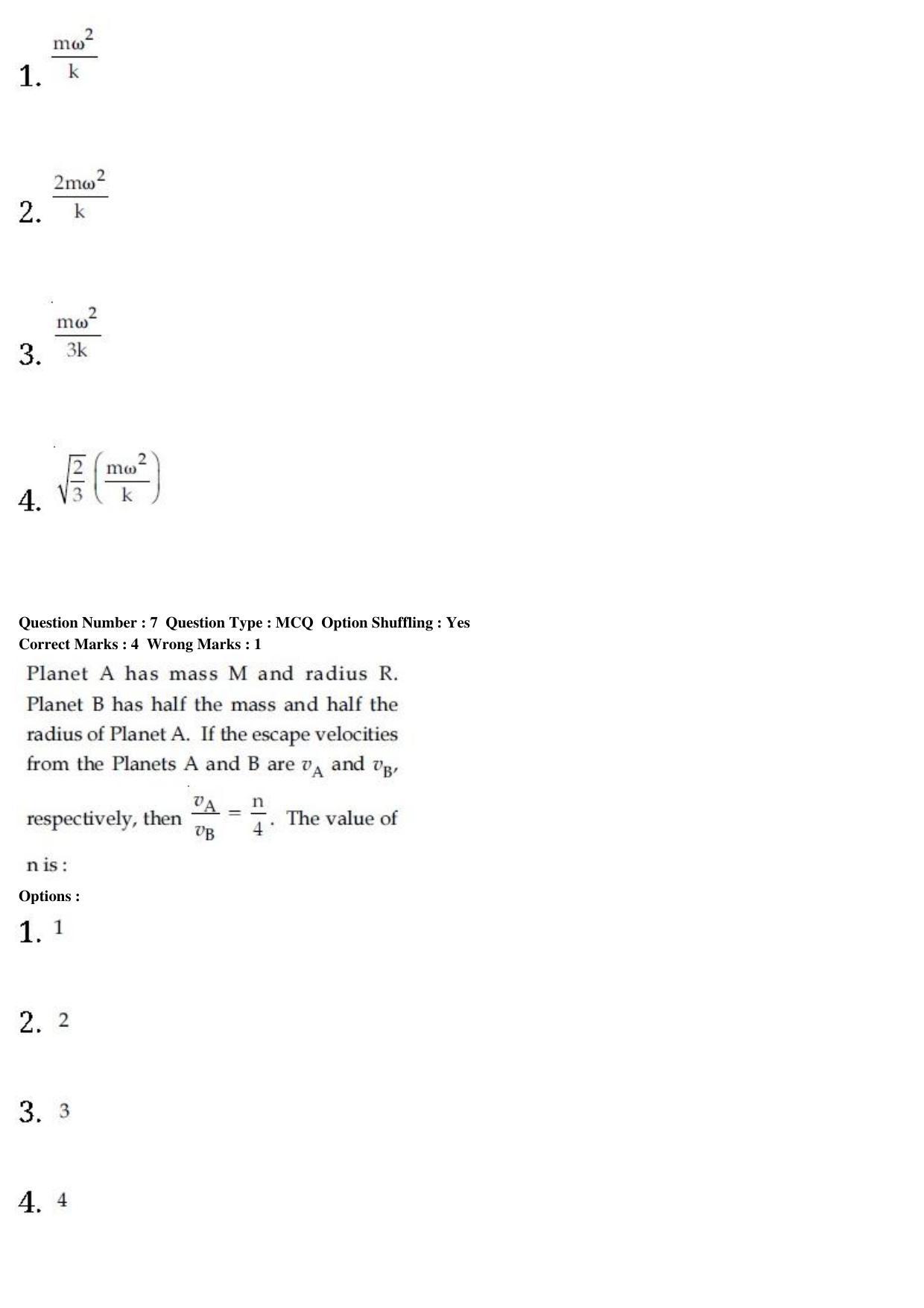 JEE Main 2020 Paper I Question Paper (9th Jan 2020 Shift 2) - Page 15