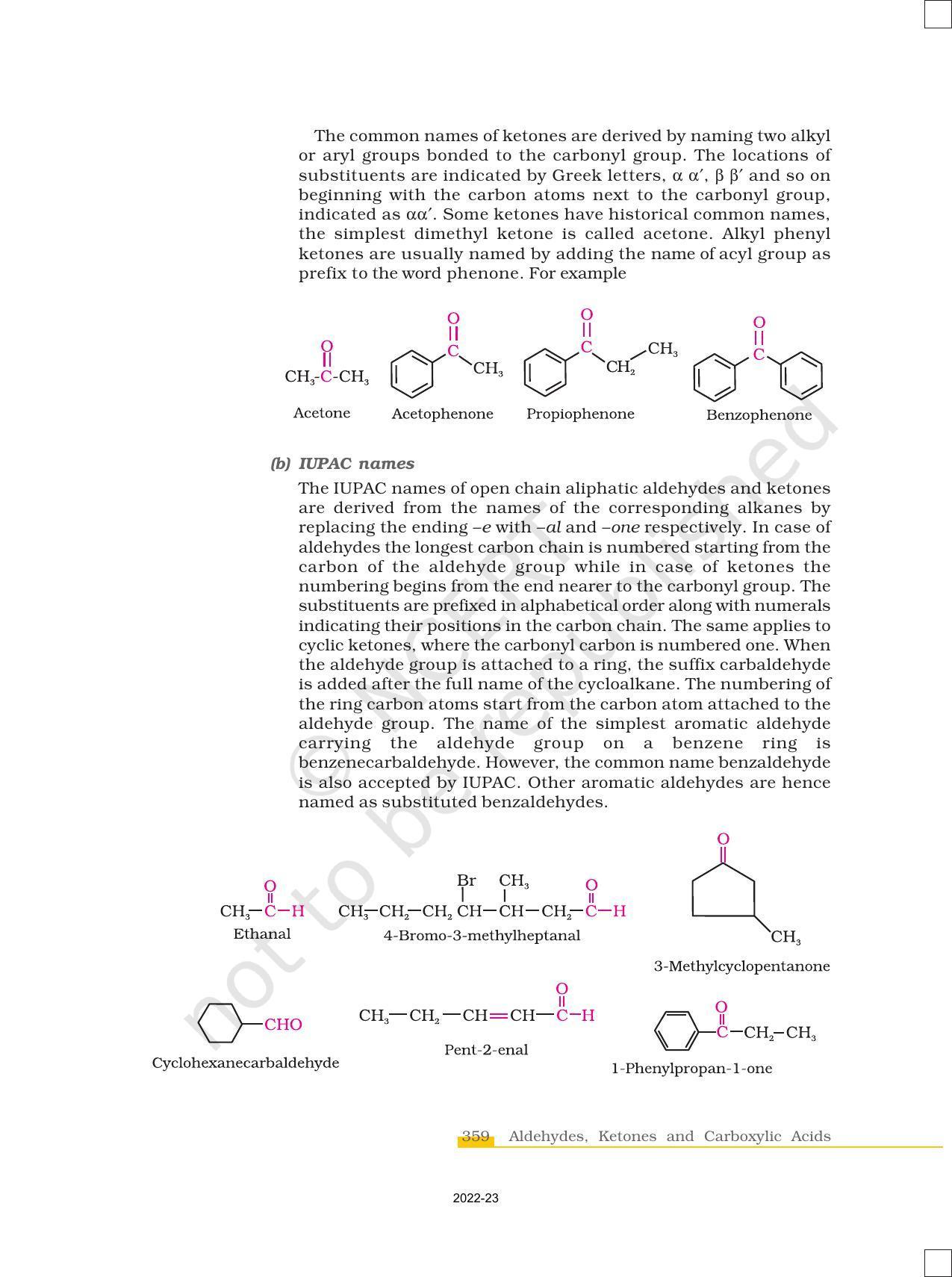 NCERT Book for Class 12 Chemistry Chapter 12 Aldehydes Ketones and Carboxylic Acids - Page 3