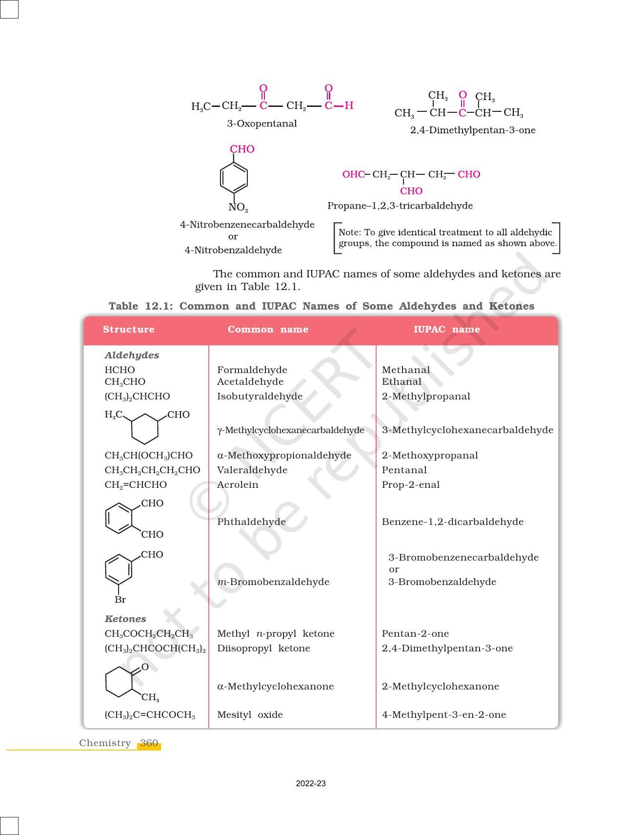 NCERT Book for Class 12 Chemistry Chapter 12 Aldehydes Ketones and Carboxylic Acids - Page 4