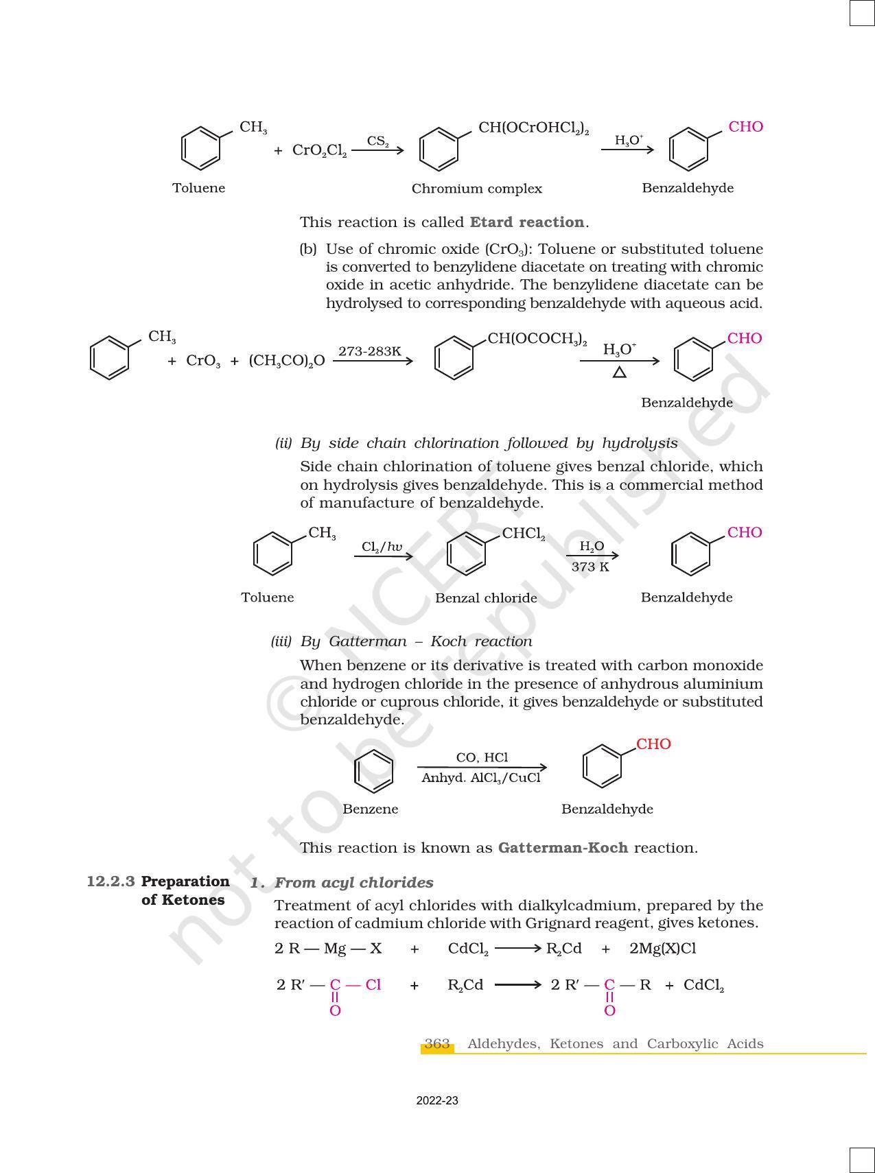 NCERT Book for Class 12 Chemistry Chapter 12 Aldehydes Ketones and Carboxylic Acids - Page 7