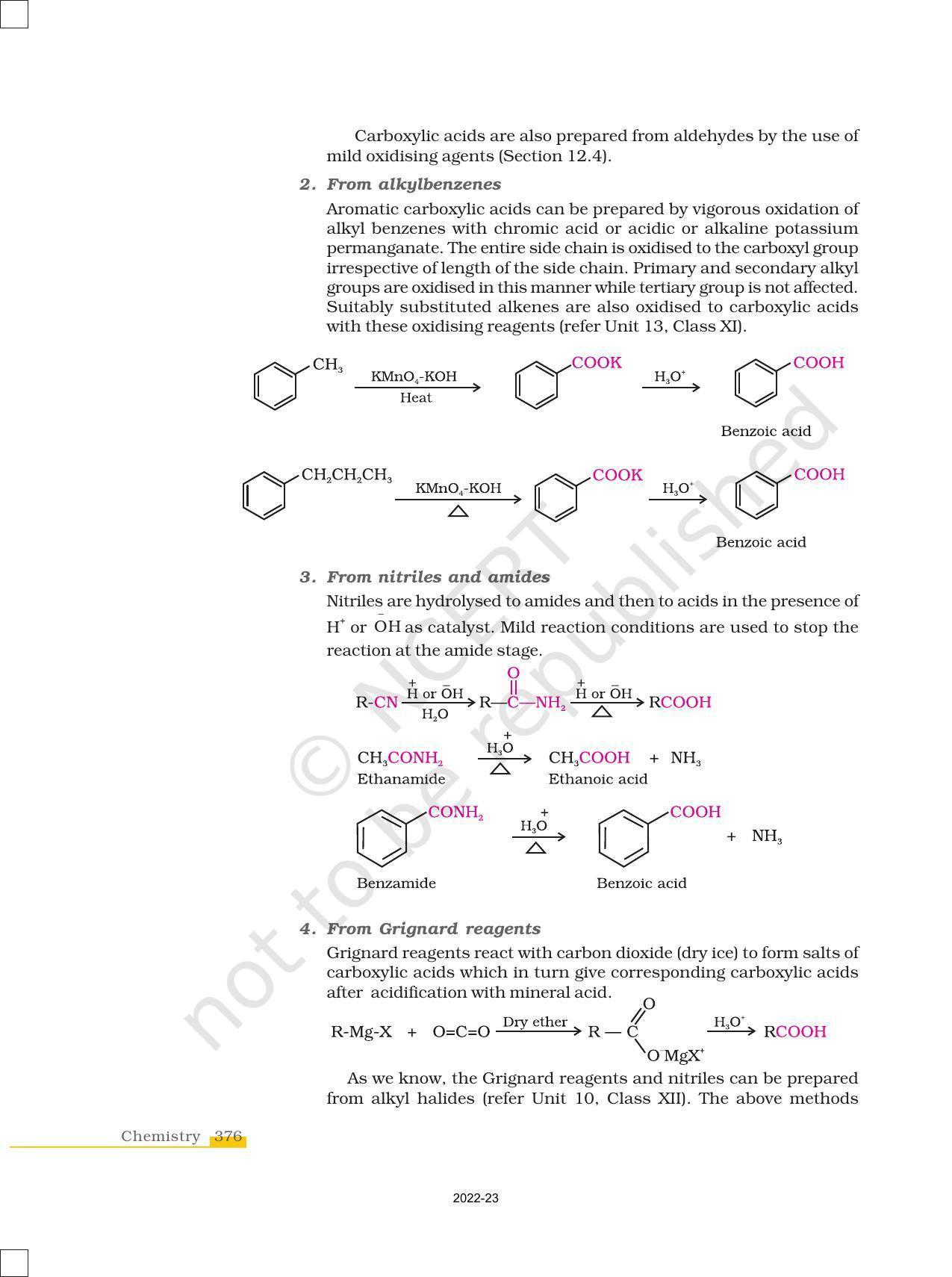 NCERT Book for Class 12 Chemistry Chapter 12 Aldehydes Ketones and Carboxylic Acids - Page 20