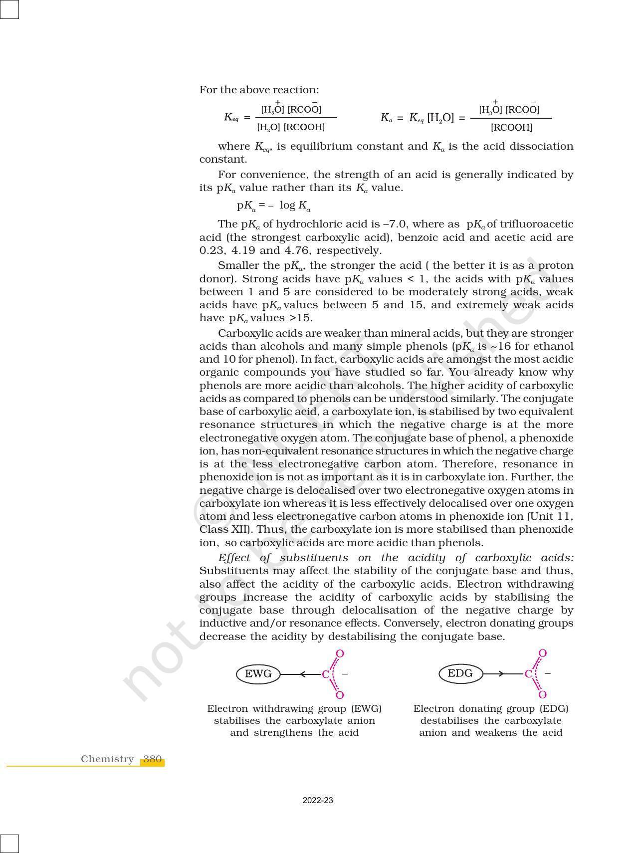 NCERT Book for Class 12 Chemistry Chapter 12 Aldehydes Ketones and Carboxylic Acids - Page 24