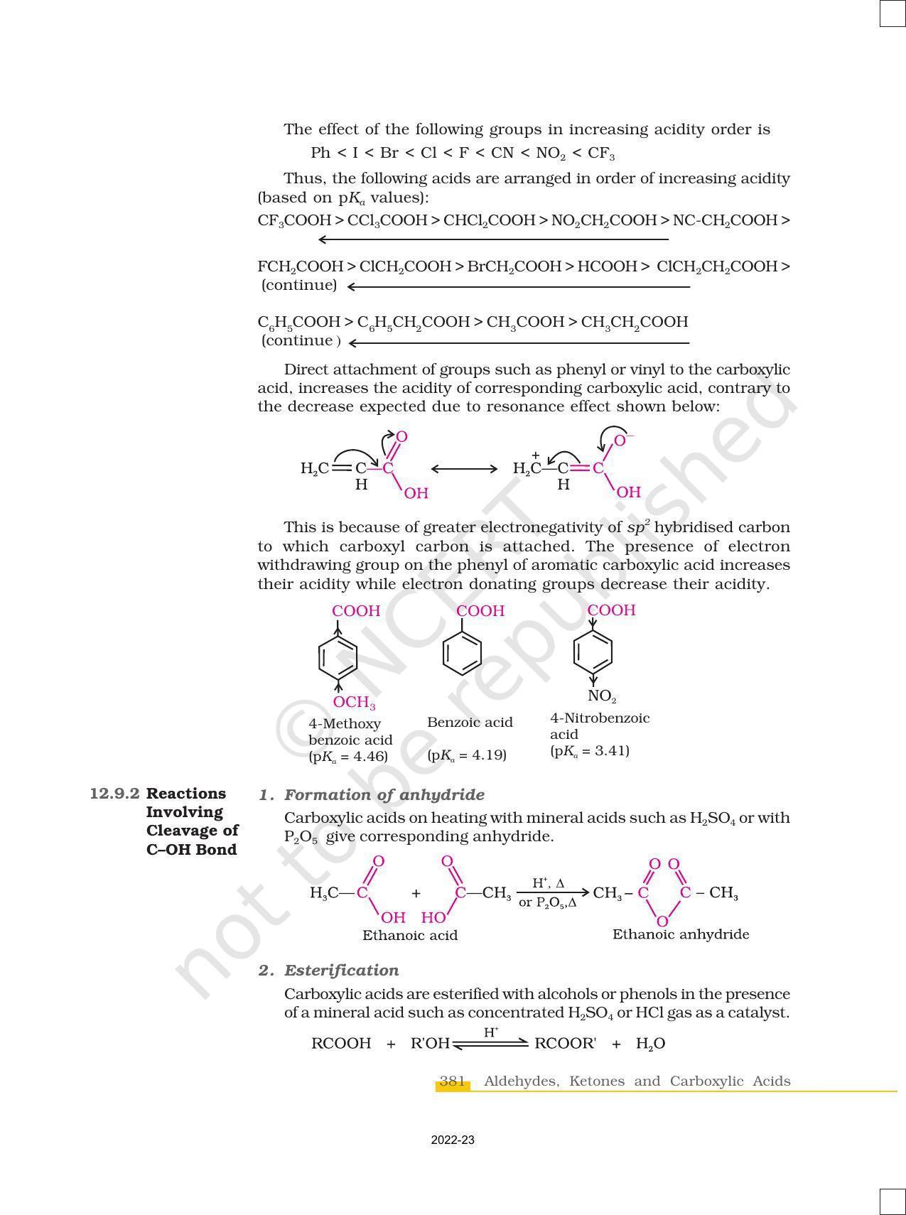NCERT Book for Class 12 Chemistry Chapter 12 Aldehydes Ketones and Carboxylic Acids - Page 25