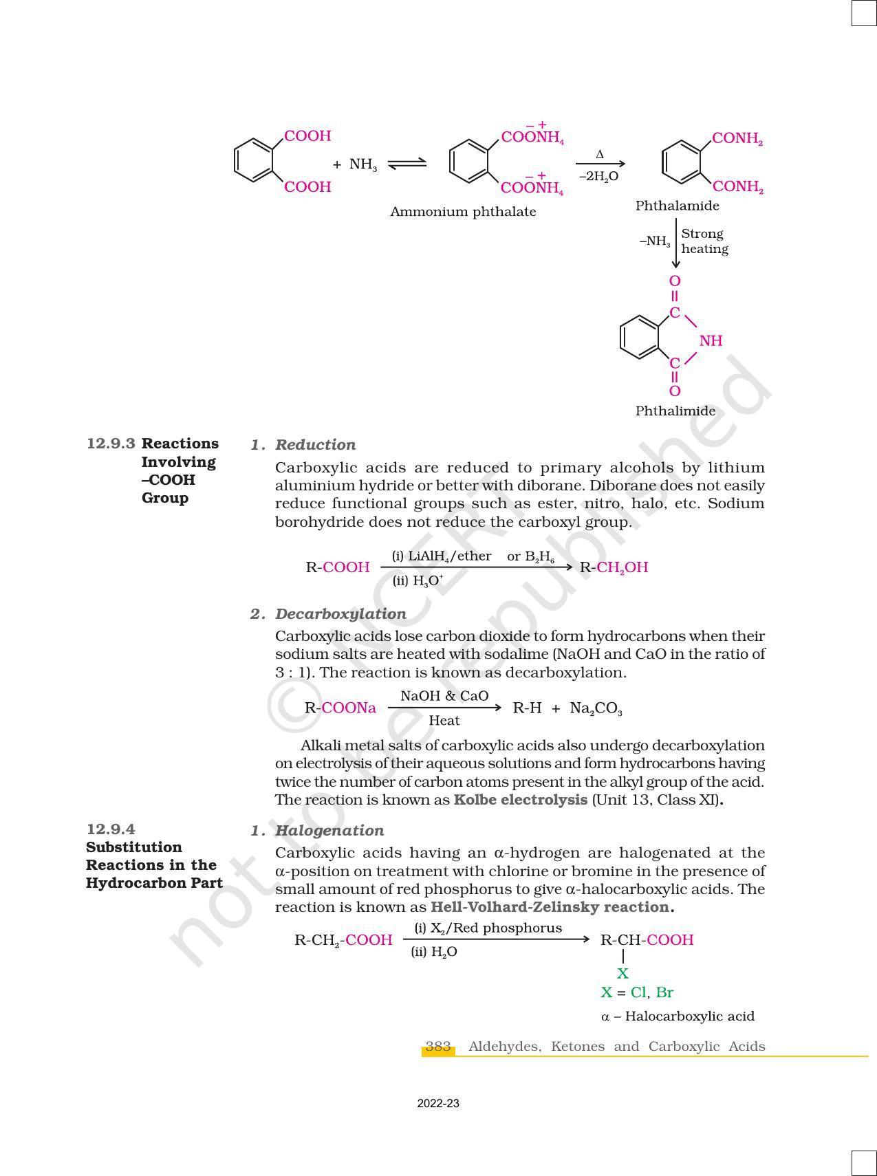 NCERT Book for Class 12 Chemistry Chapter 12 Aldehydes Ketones and Carboxylic Acids - Page 27
