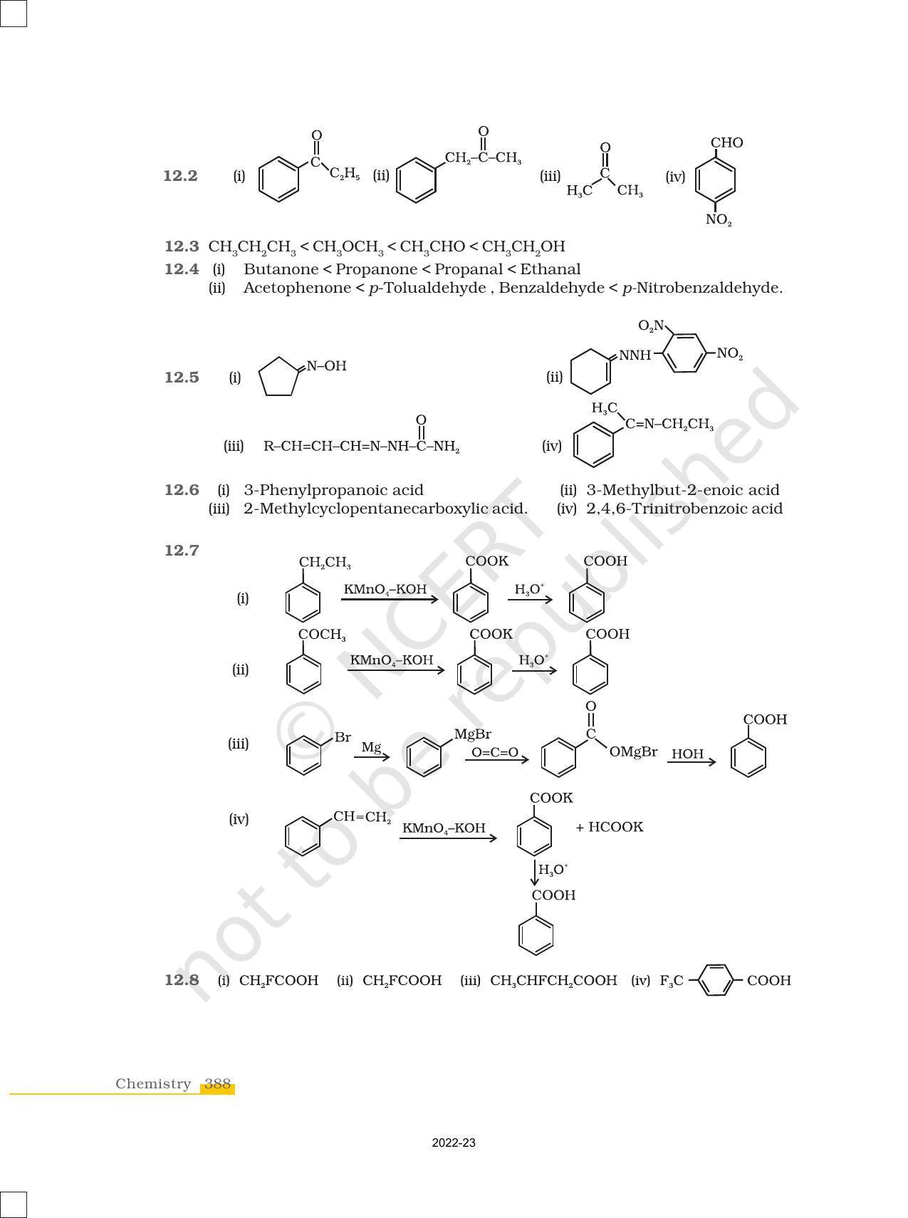 NCERT Book for Class 12 Chemistry Chapter 12 Aldehydes Ketones and Carboxylic Acids - Page 32