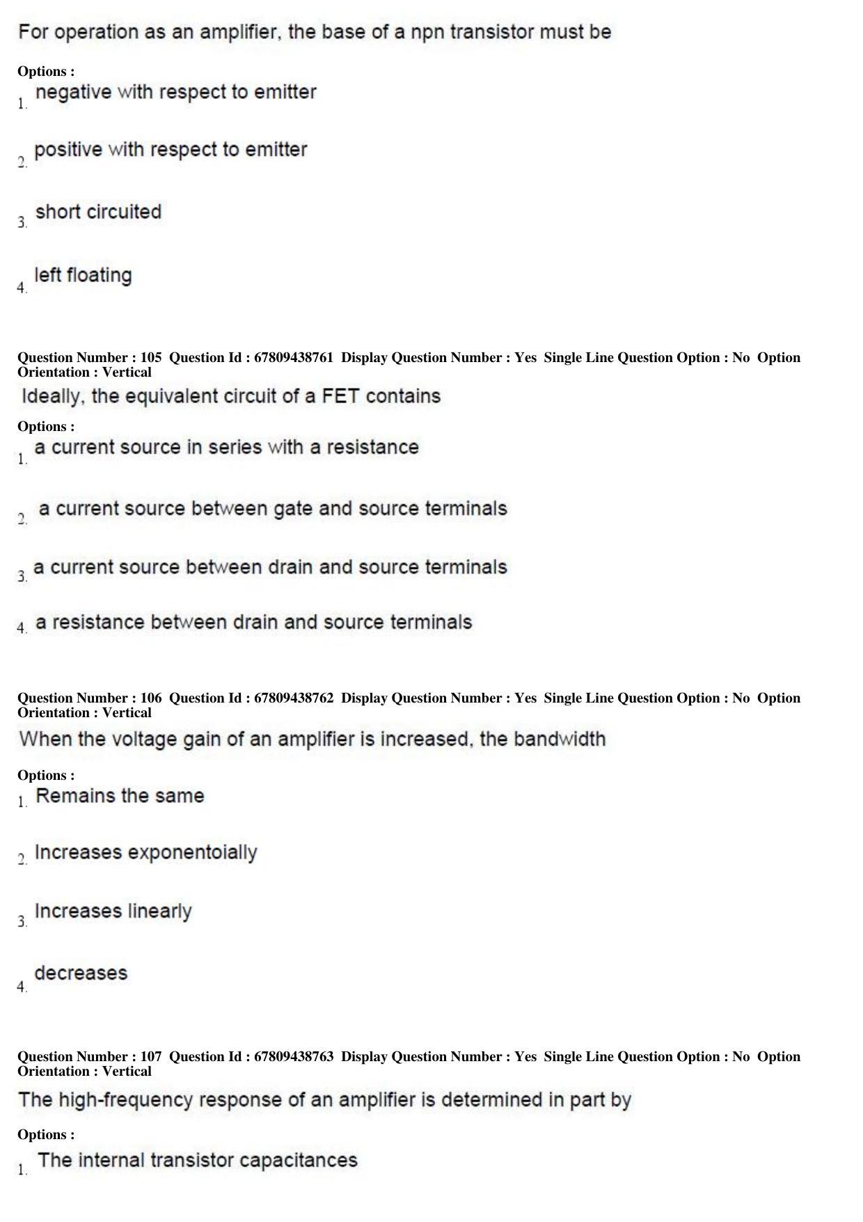 AP ECET 2019 - Electronics and Communication Engineering Question Paper With Preliminary Keys Shift1 - Page 37