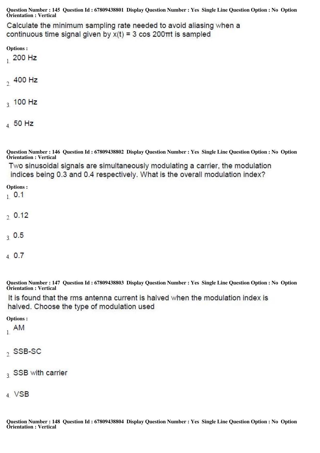 AP ECET 2019 - Electronics and Communication Engineering Question Paper With Preliminary Keys Shift1 - Page 50