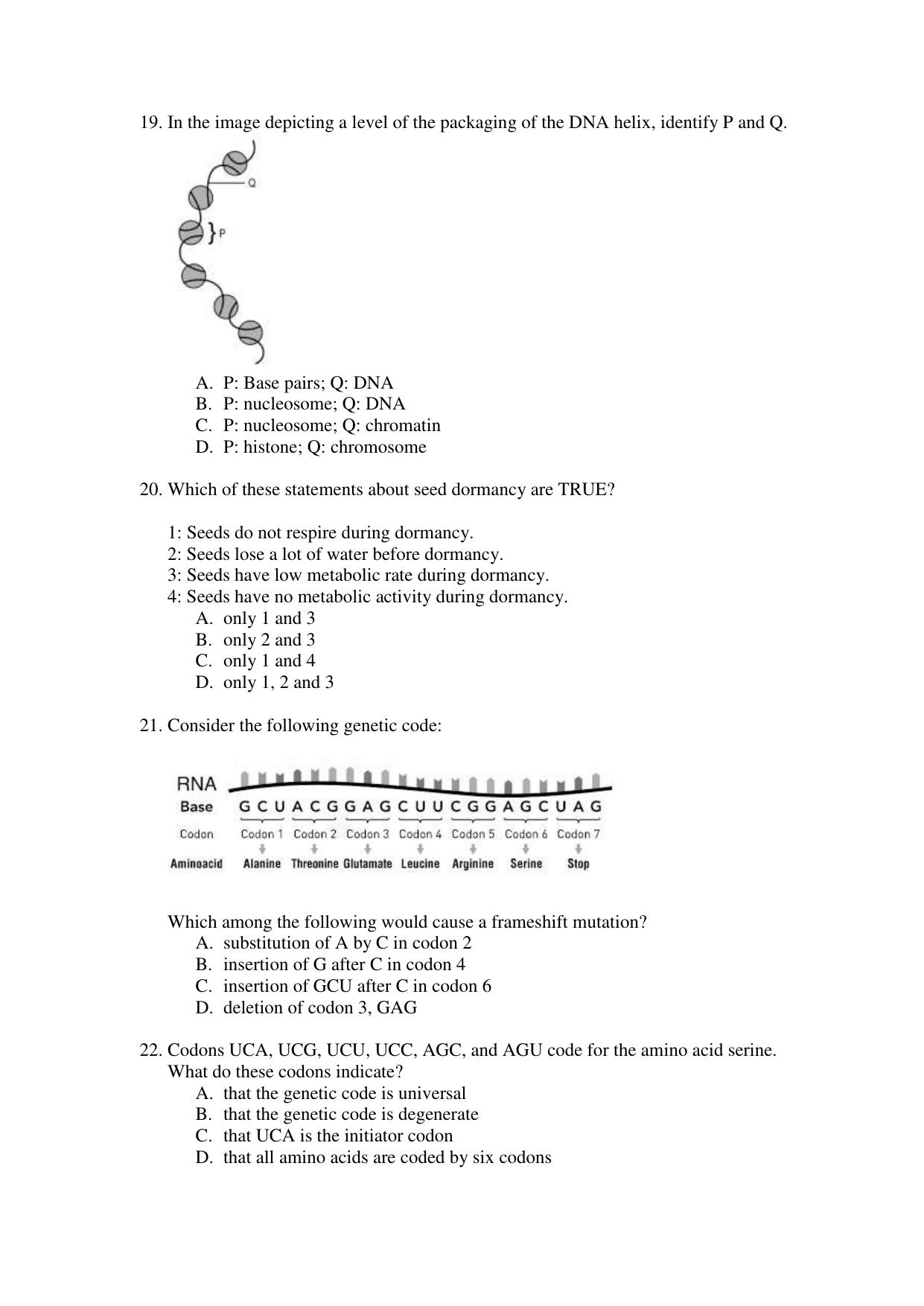CBSE Class 12 Biology Term 1 Practice Questions 2021-22 - Page 7