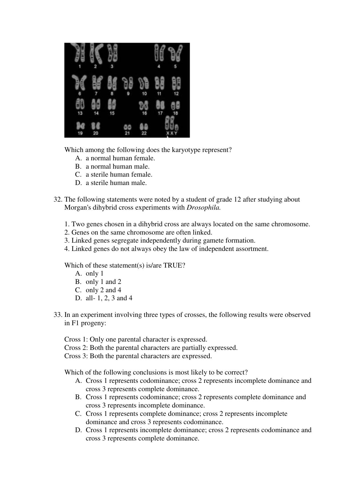 CBSE Class 12 Biology Term 1 Practice Questions 2021-22 - Page 10