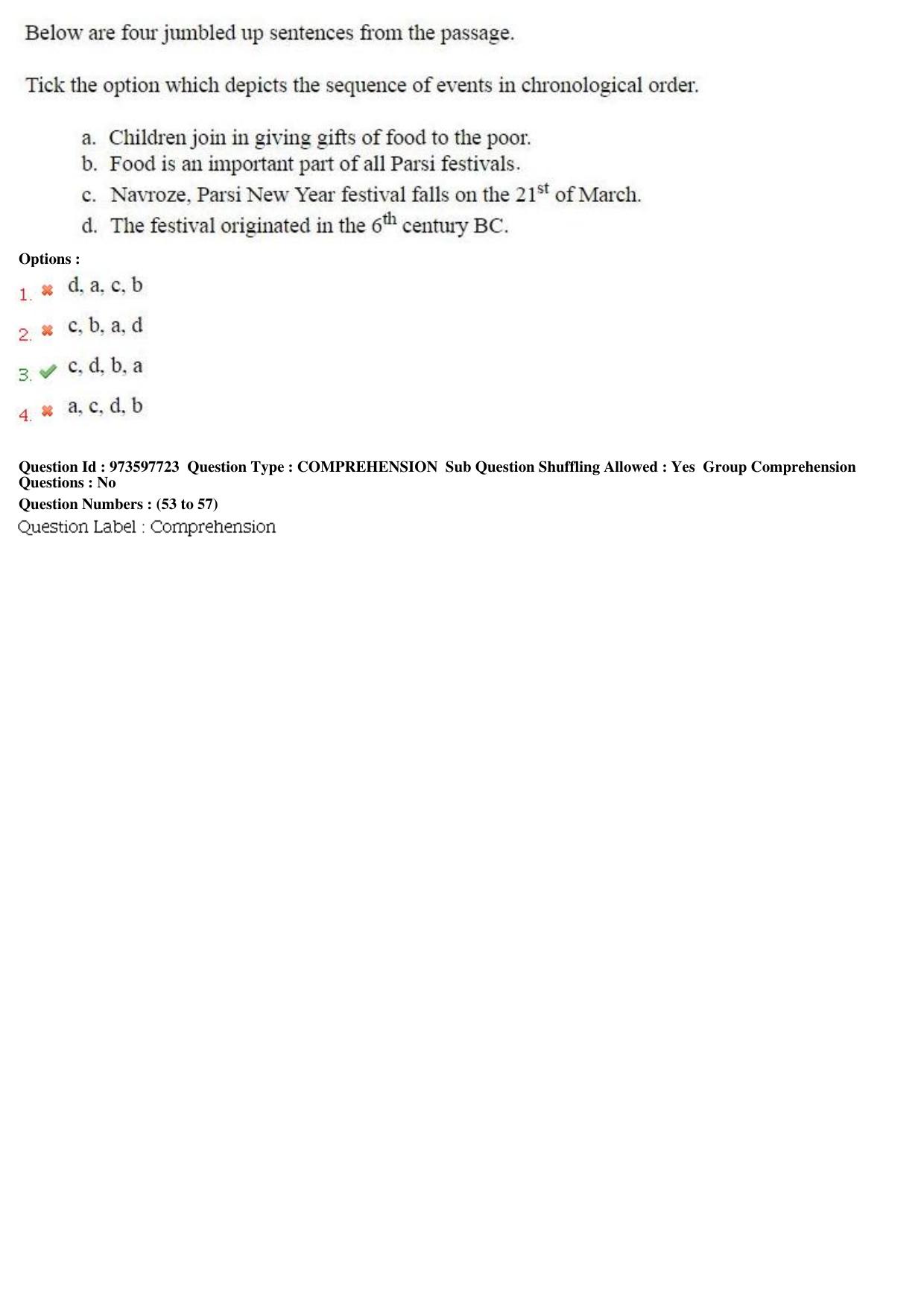 MP CPCT 14th Jan 2017 CPCT Question Paper Shift 2 - Page 31