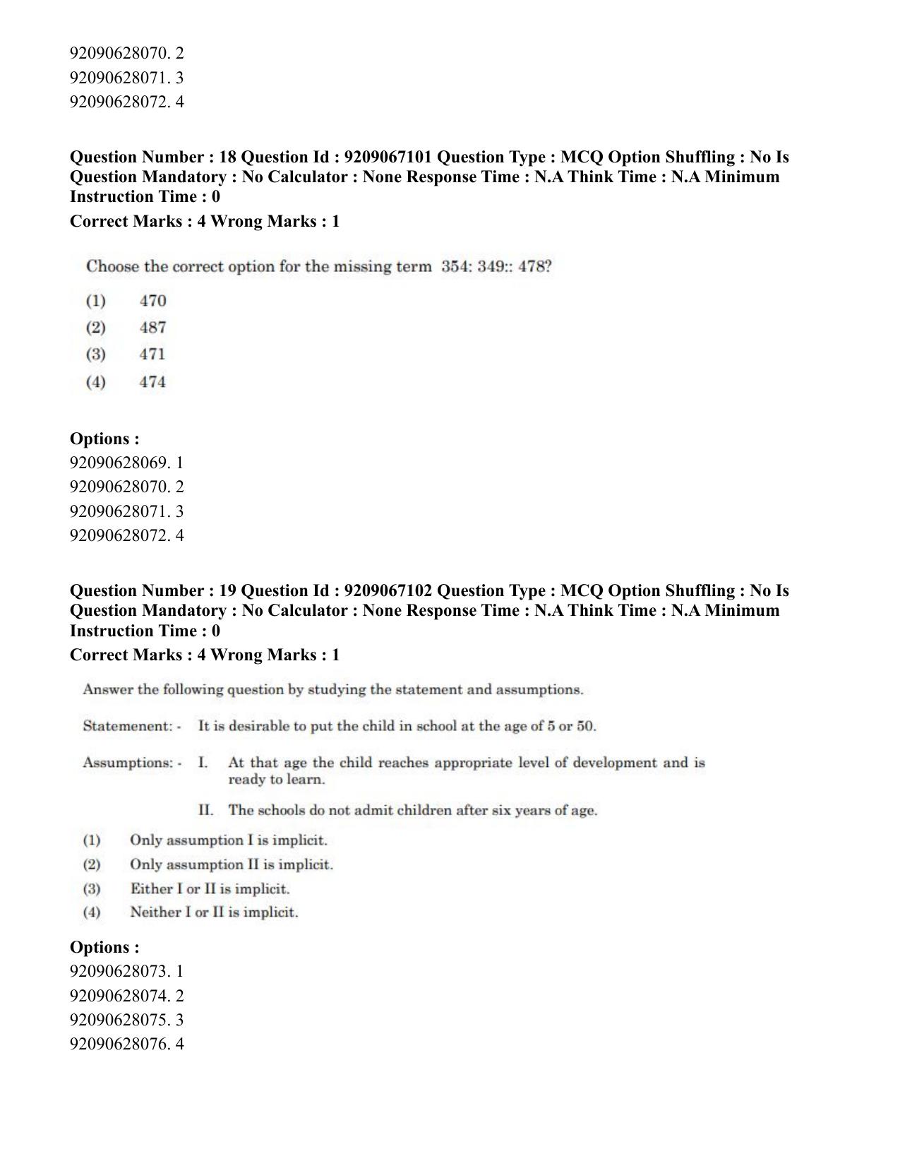 CUET PG 2023: SCQP21 – MPT/Master in Respiratory Theory (MRT) (Eng.)-Shift 1 (08-06-2023) Question Paper - Page 21