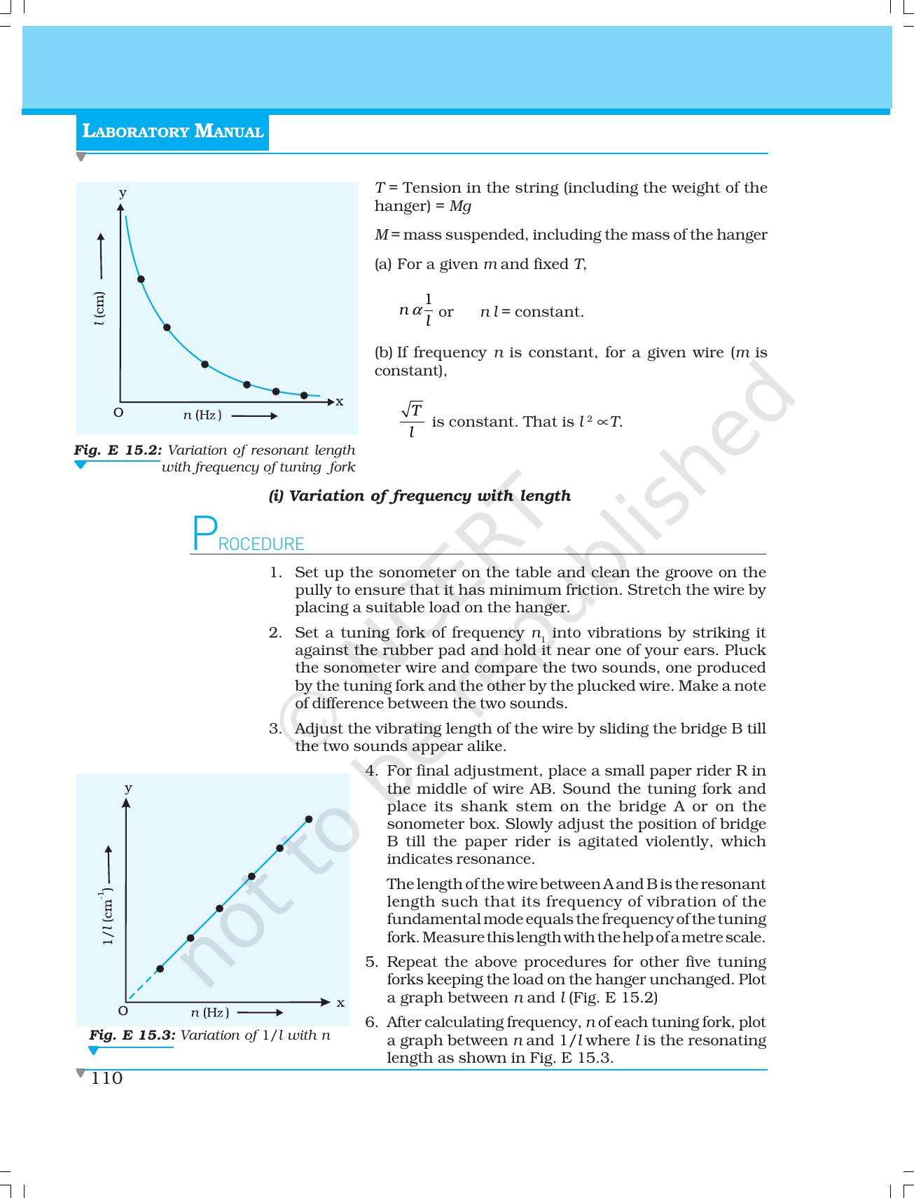NCERT Laboratory Manuals for Class XI Physics - Experiment (14 to 17) - Page 7