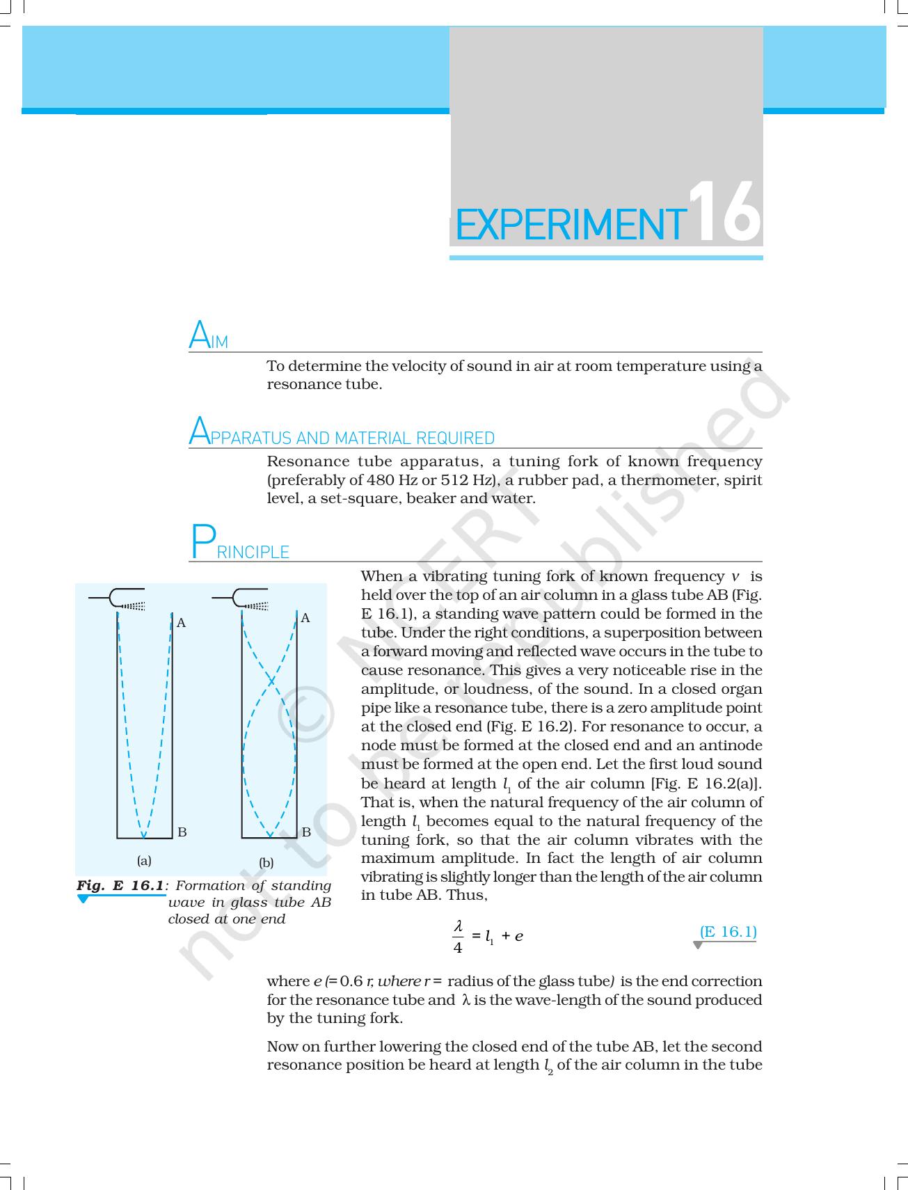 NCERT Laboratory Manuals for Class XI Physics - Experiment (14 to 17) - Page 11