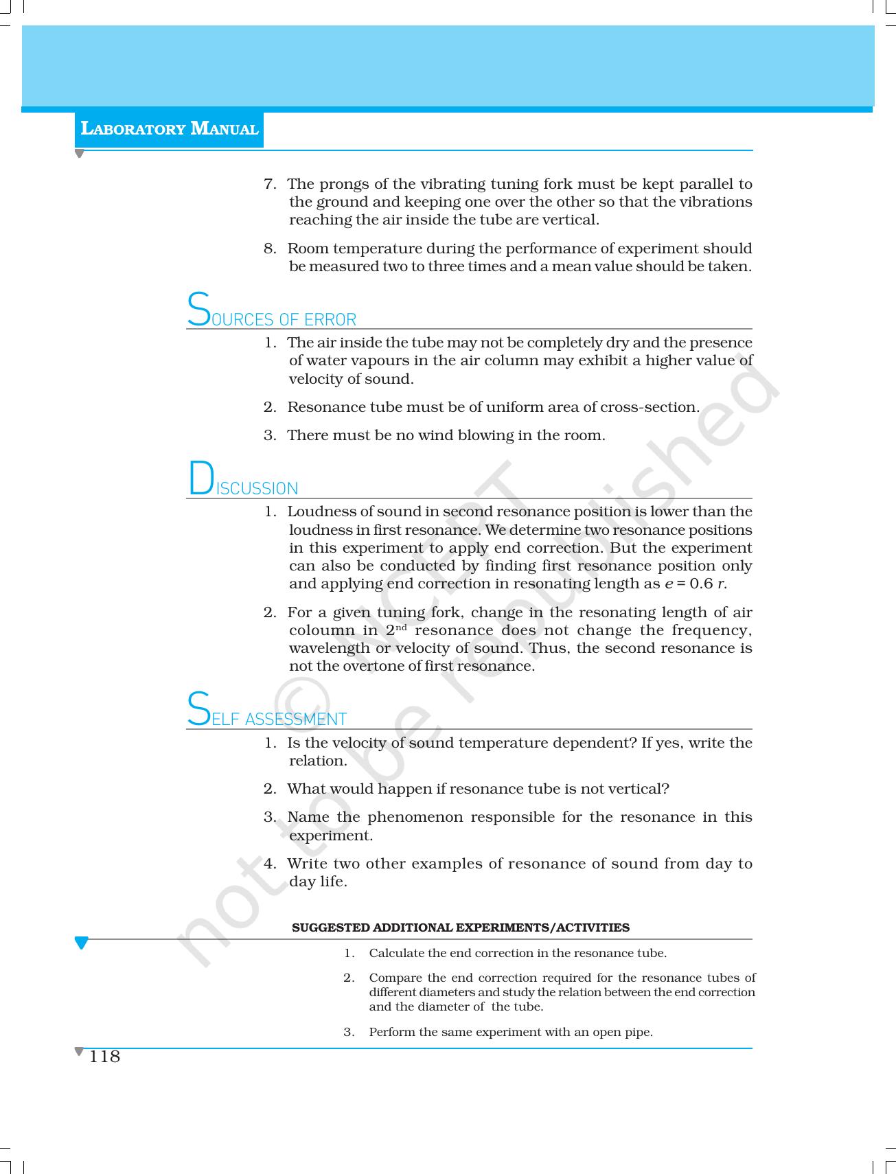 NCERT Laboratory Manuals for Class XI Physics - Experiment (14 to 17) - Page 15