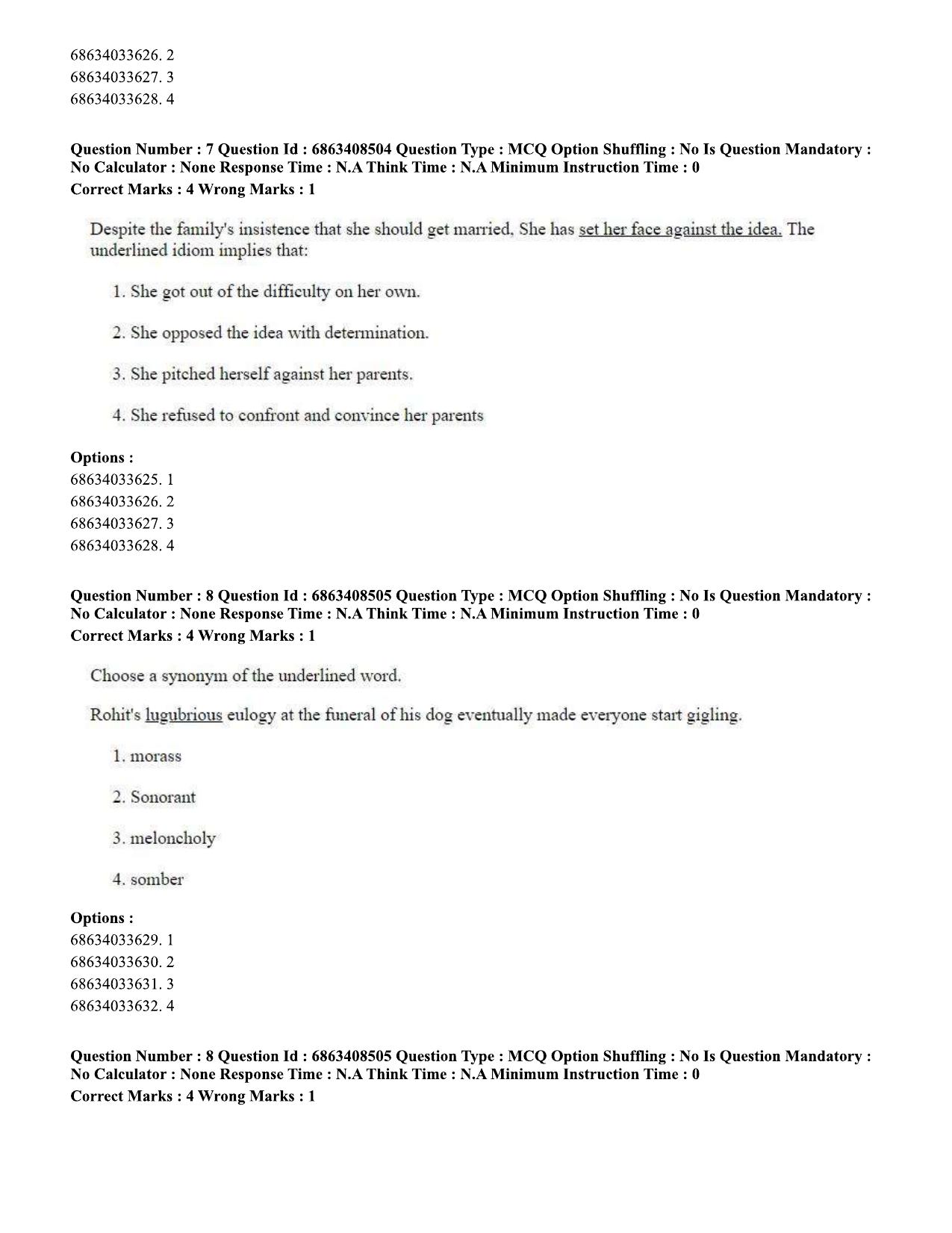 CUET PG 2023: HUQP19 – Pottery & Ceramics (Eng.)-shift 2 (07-06-2023) Question Paper - Page 9