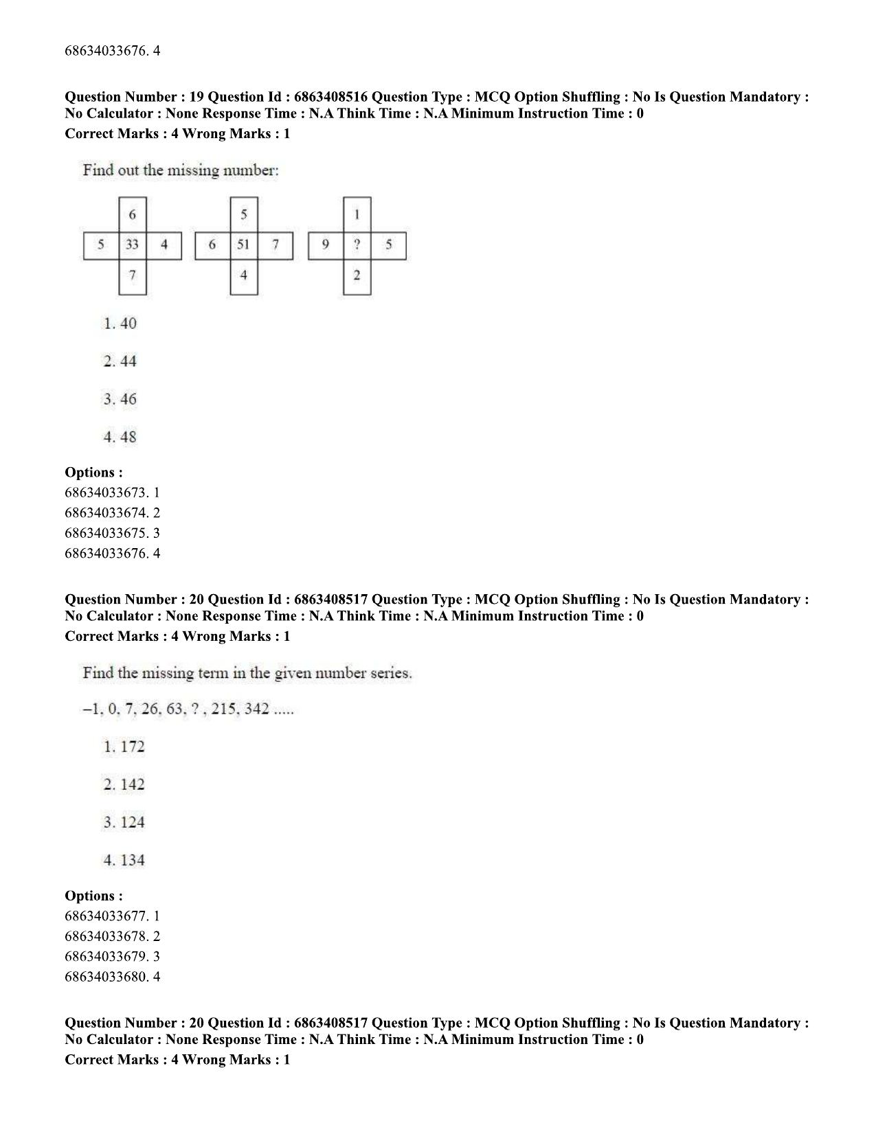 CUET PG 2023: HUQP19 – Pottery & Ceramics (Eng.)-shift 2 (07-06-2023) Question Paper - Page 20