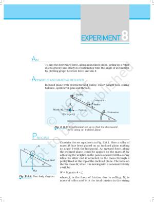 NCERT Laboratory Manuals for Class XI Physics - Experiment 8