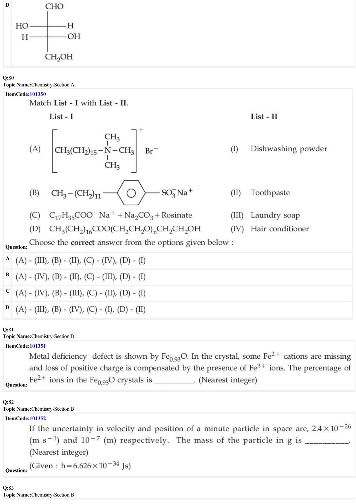 JEE Mains 2022: B.E/B.Tech.(Paper I) (Shift 1) 27-06-2022 Question Paper - Page 25