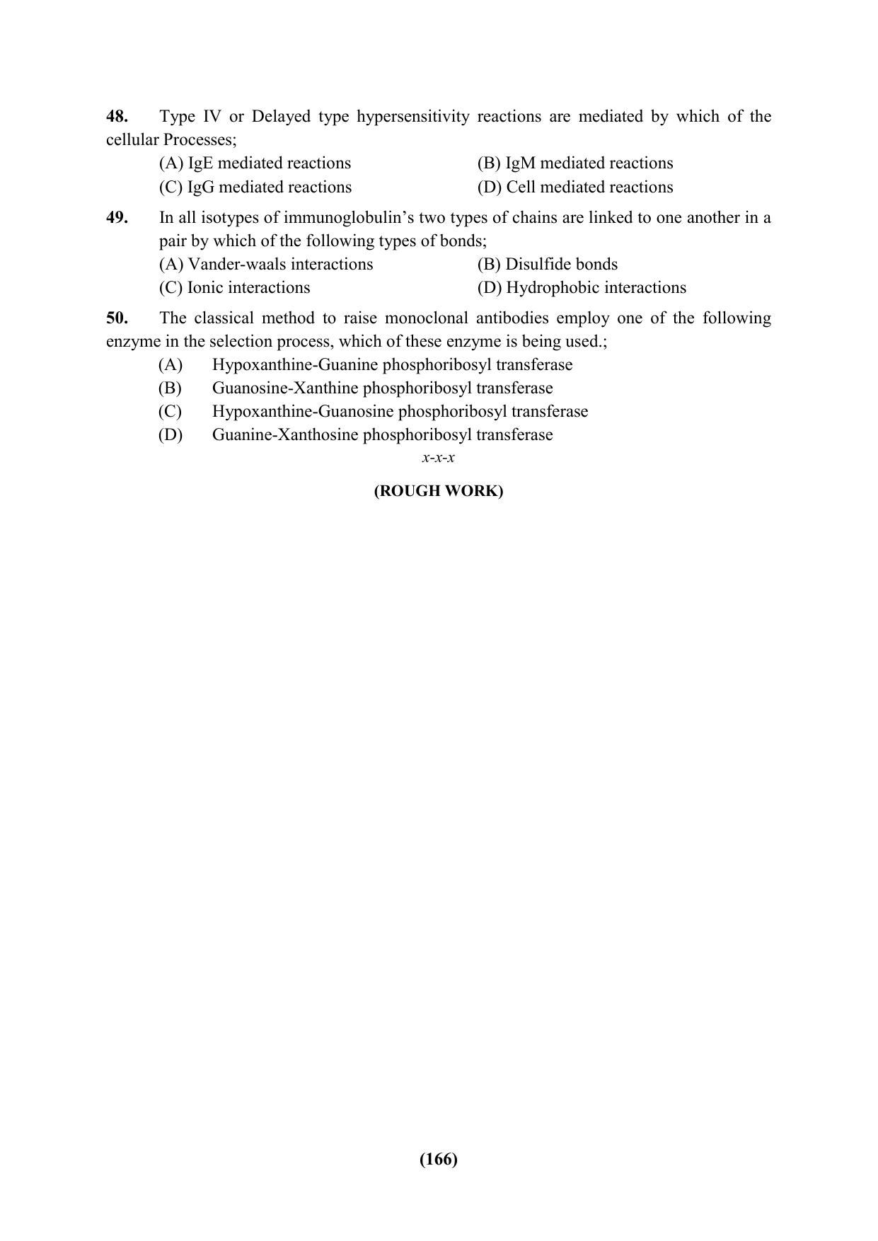 PU Ph.D Entrance Test 2024 Question Paper - Page 166
